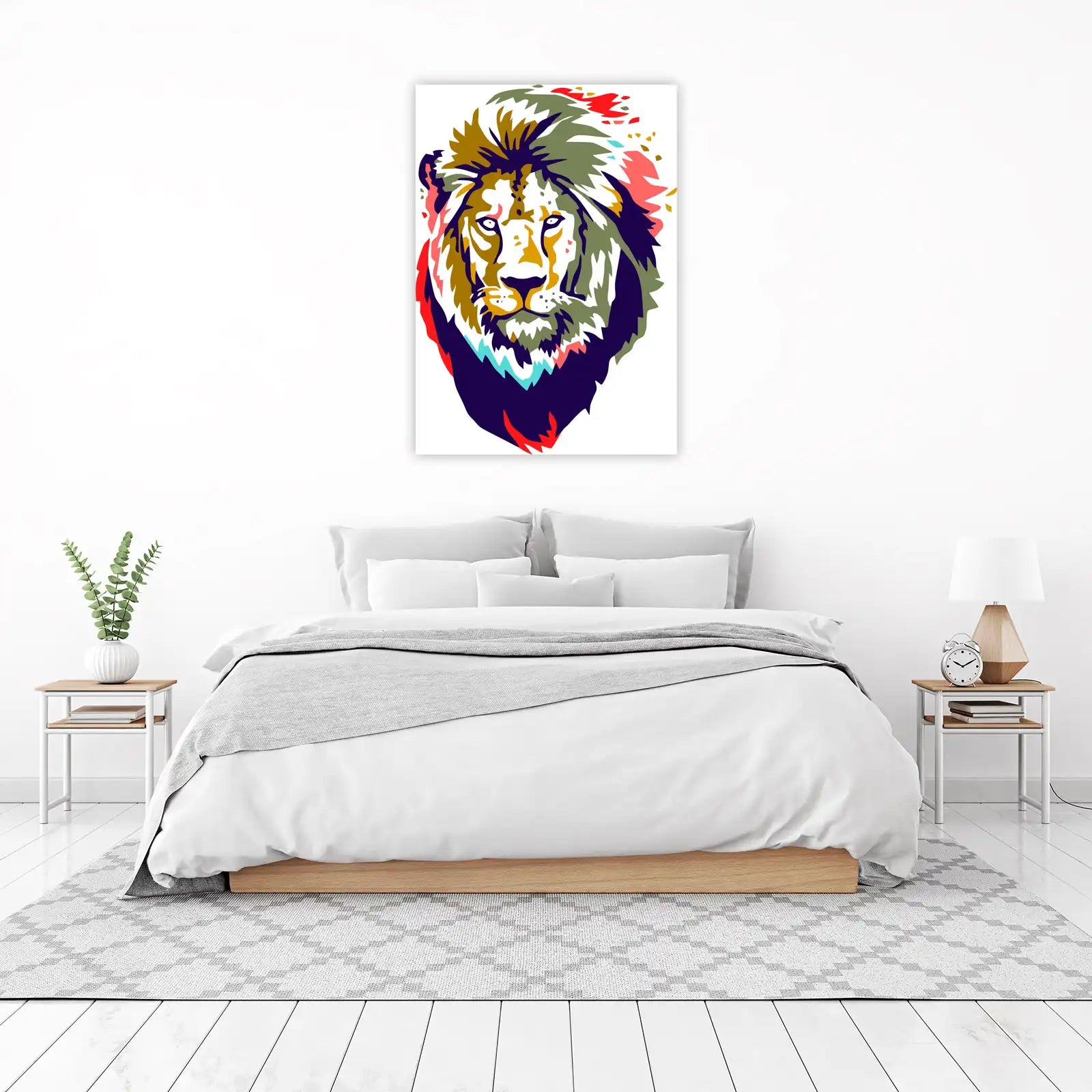 Bold Lion Pop Art Wall Art