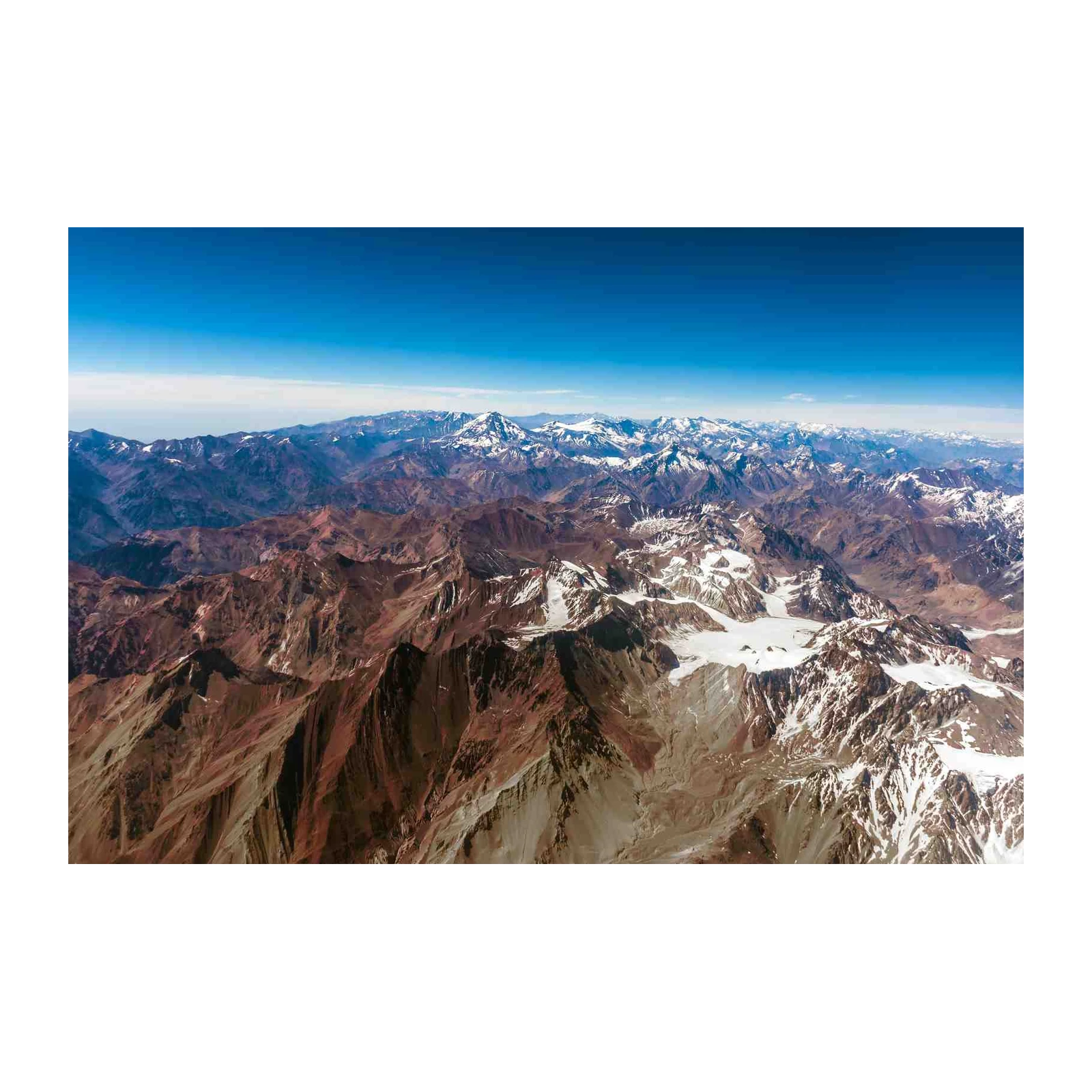 Majestic Mountain Aerial Wall Art