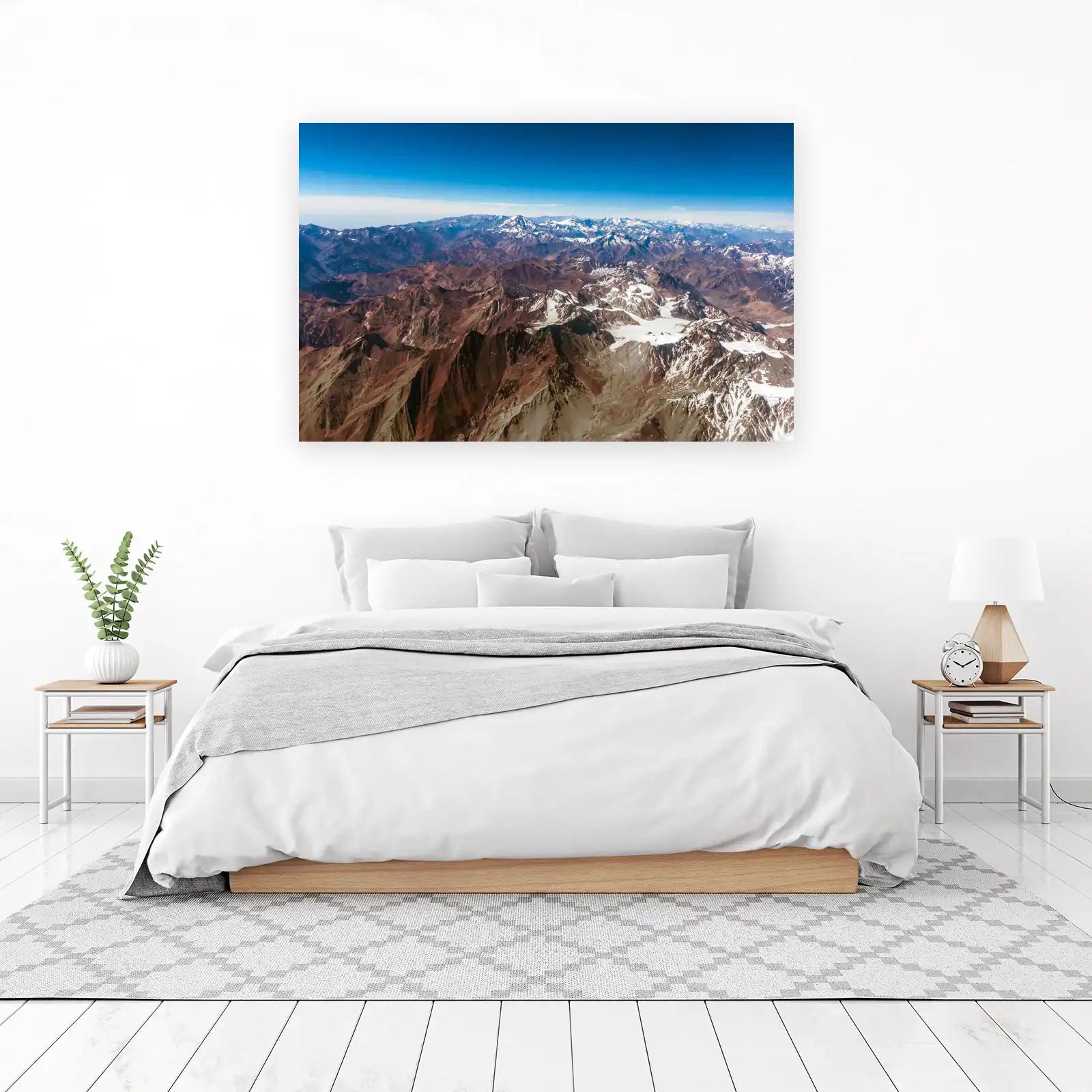 Majestic Mountain Aerial Wall Art