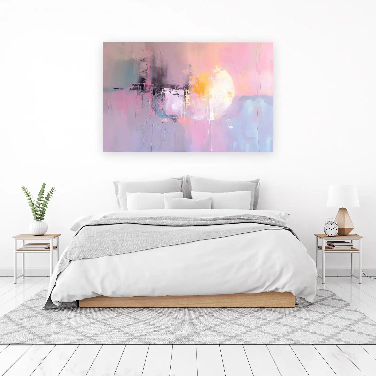 Abstract Blush & Gold Dream Wall Art