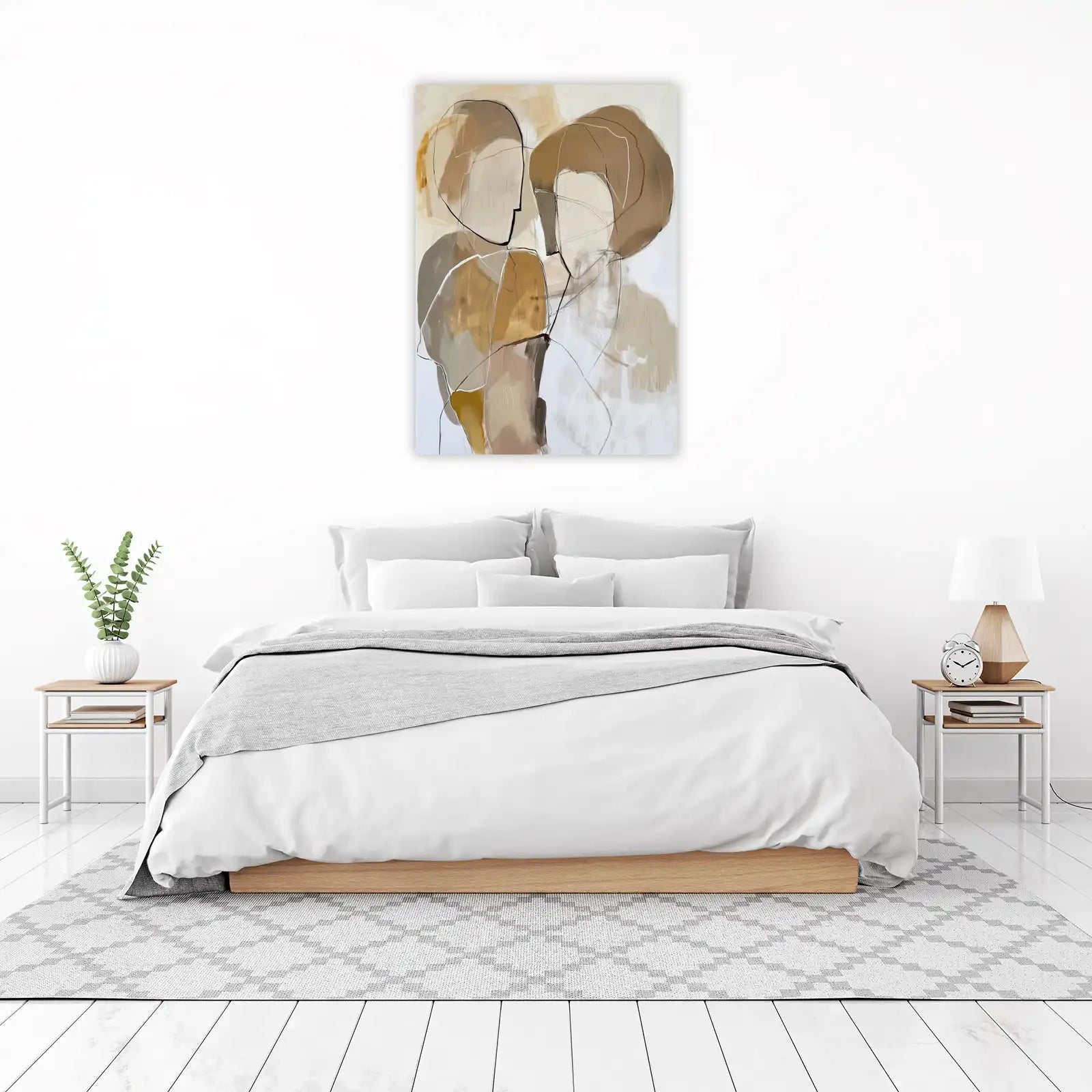 Abstract Serenity Figures Wall Art