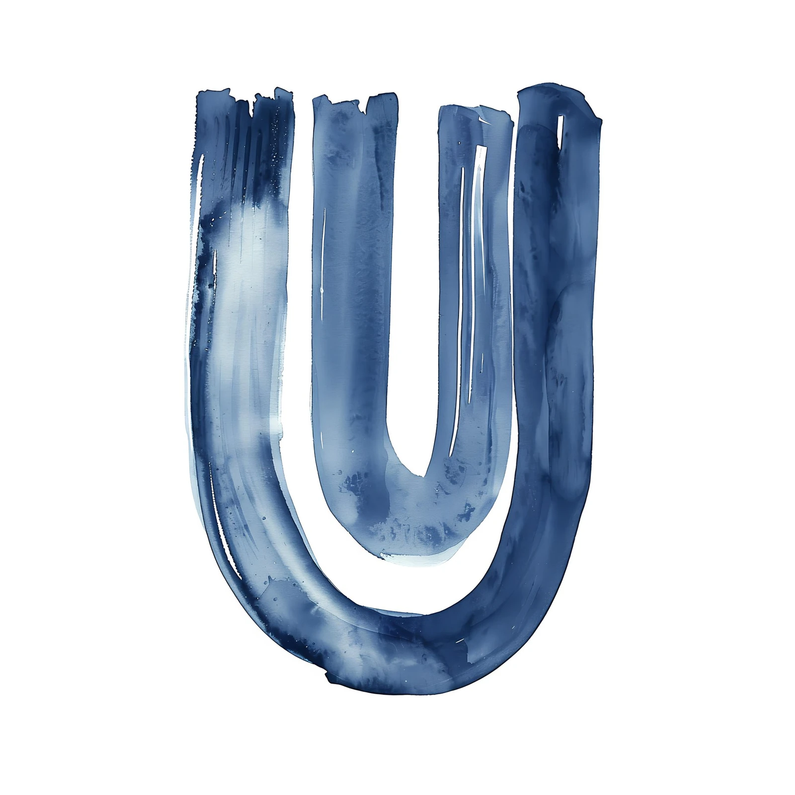 Abstract Blue Archway Wall Art