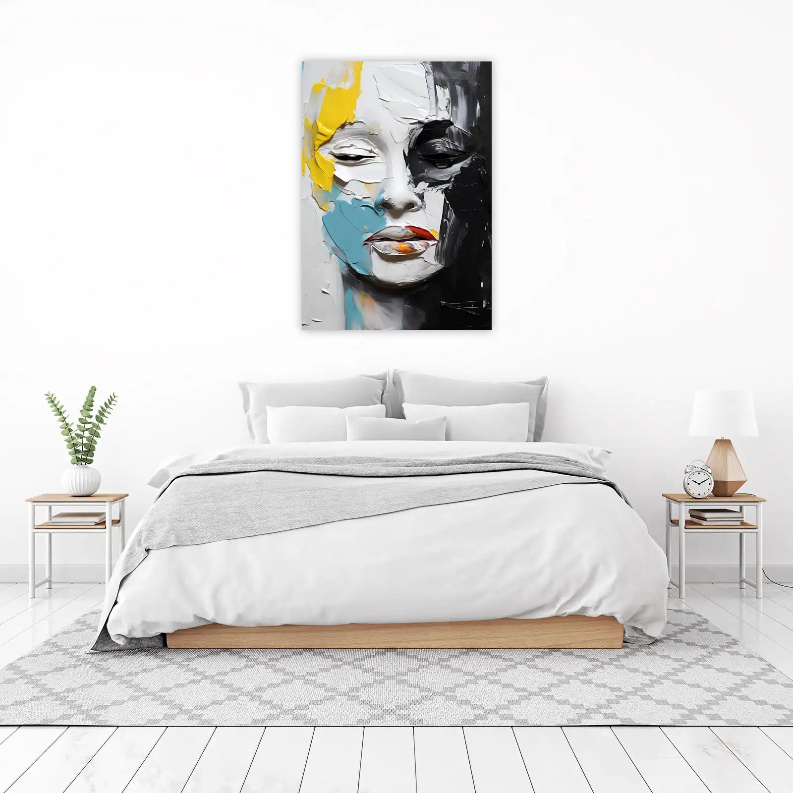 Abstract Face Statement Wall Art