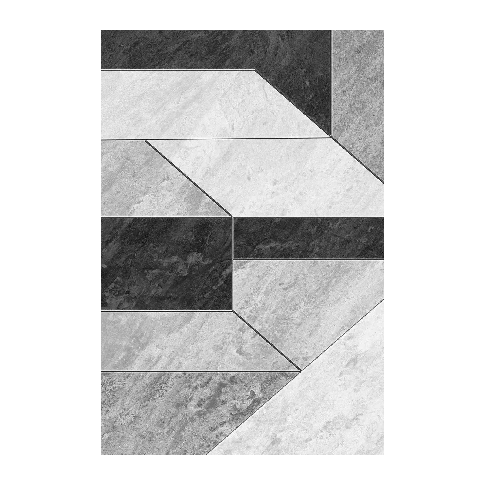 Geometric Marble Texture Wall Art