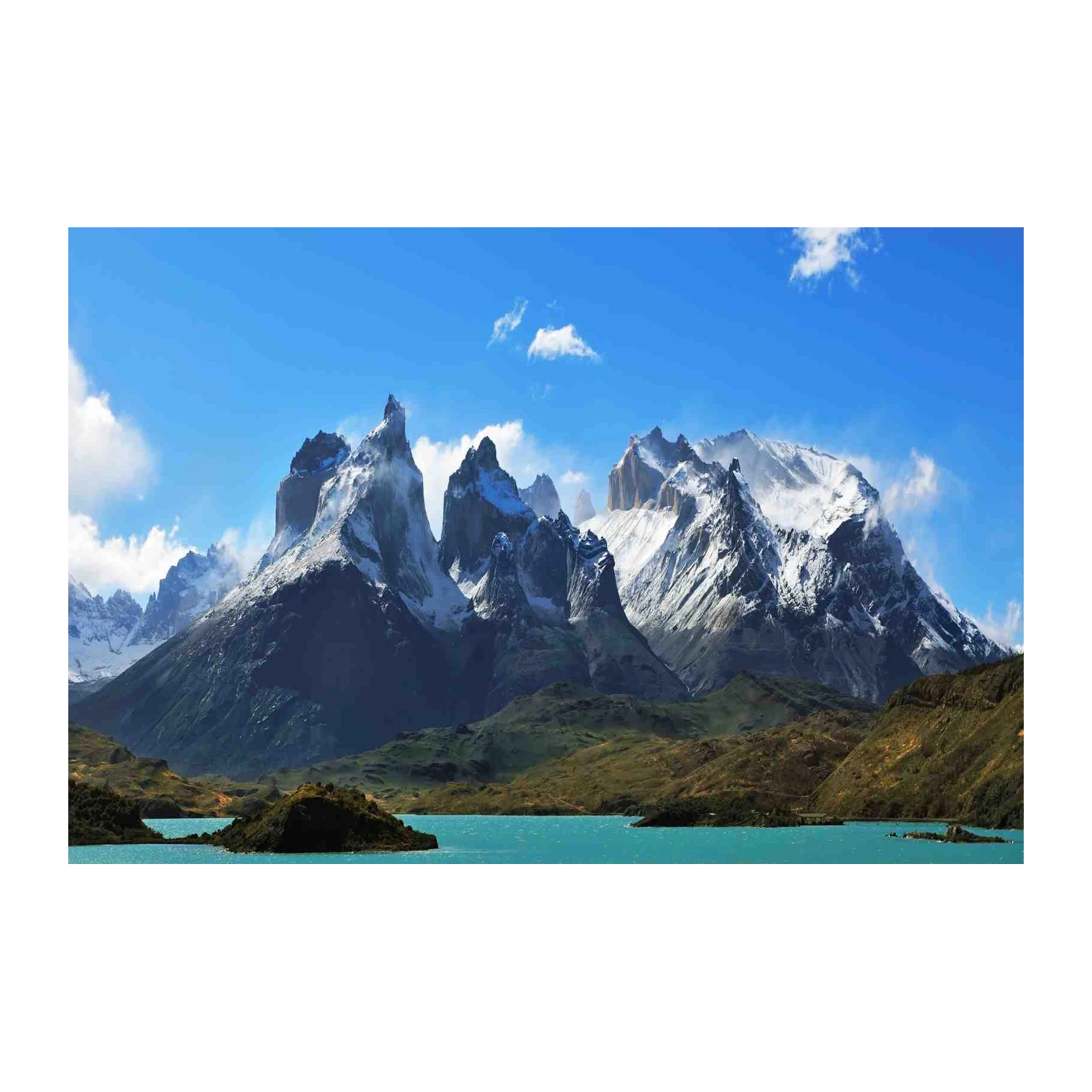 Patagonia Mountain Lake Wall Art