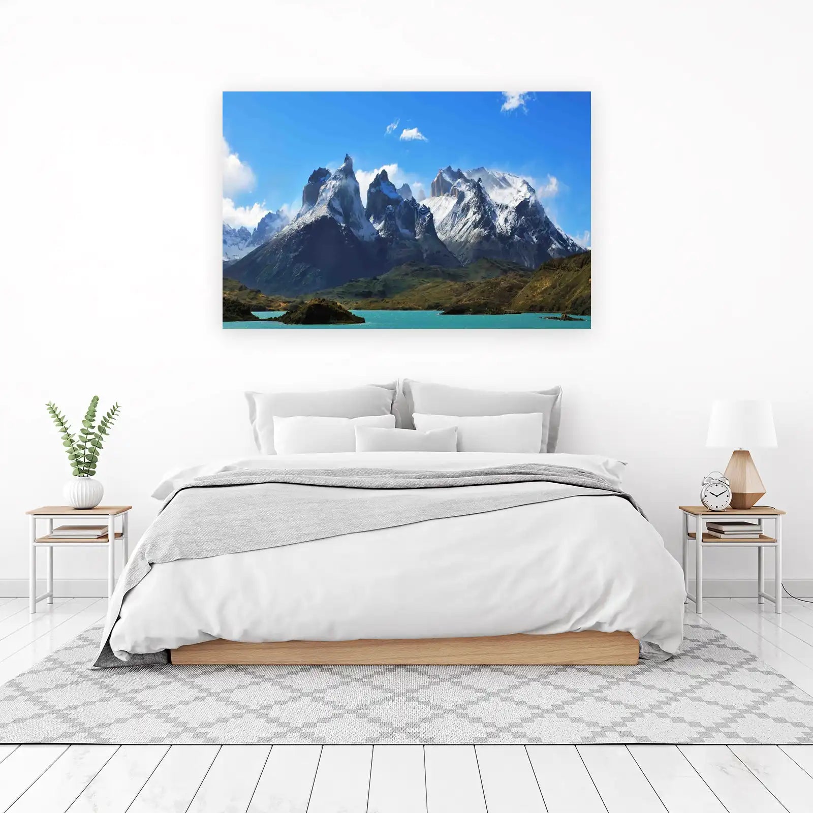Patagonia Mountain Lake Wall Art