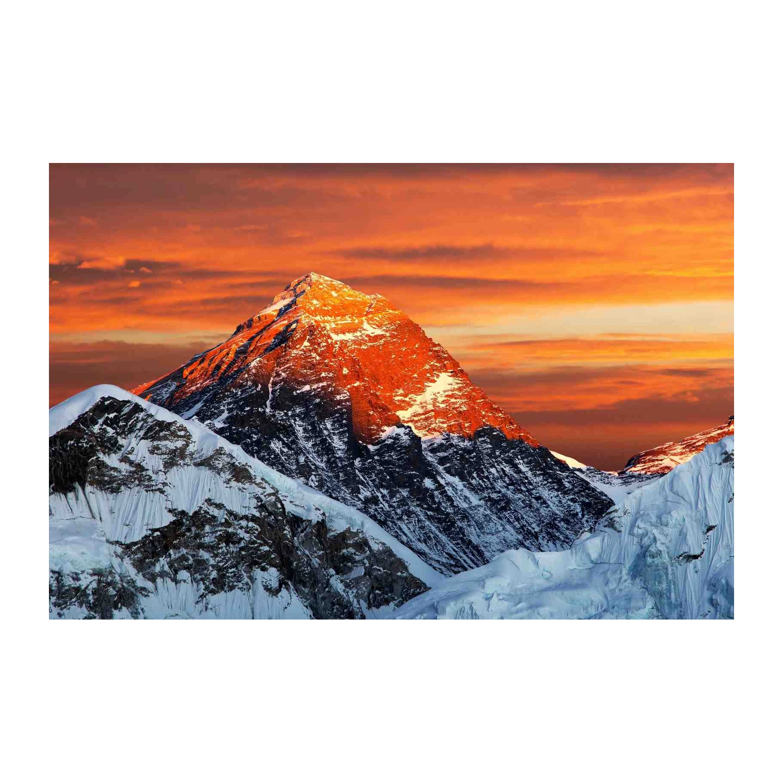 Majestic Everest Sunset Mountain Wall Art