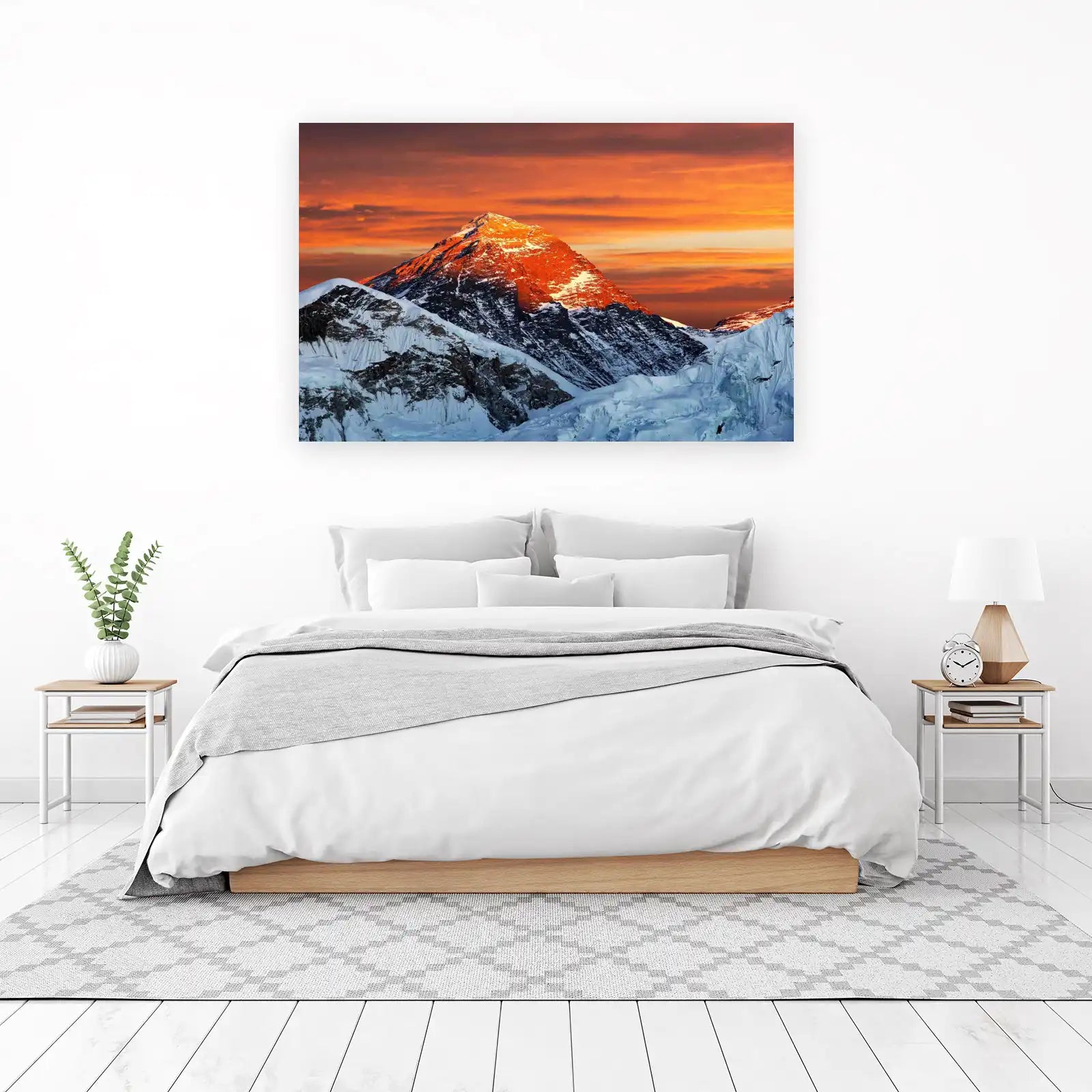 Majestic Everest Sunset Mountain Wall Art