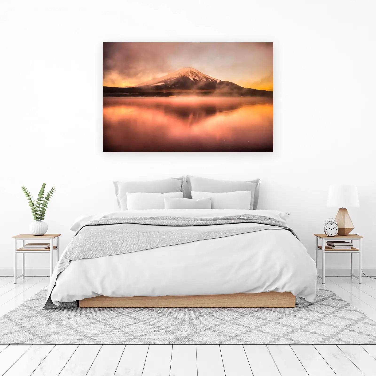 Mount Fuji Sunrise Serenity Wall Art