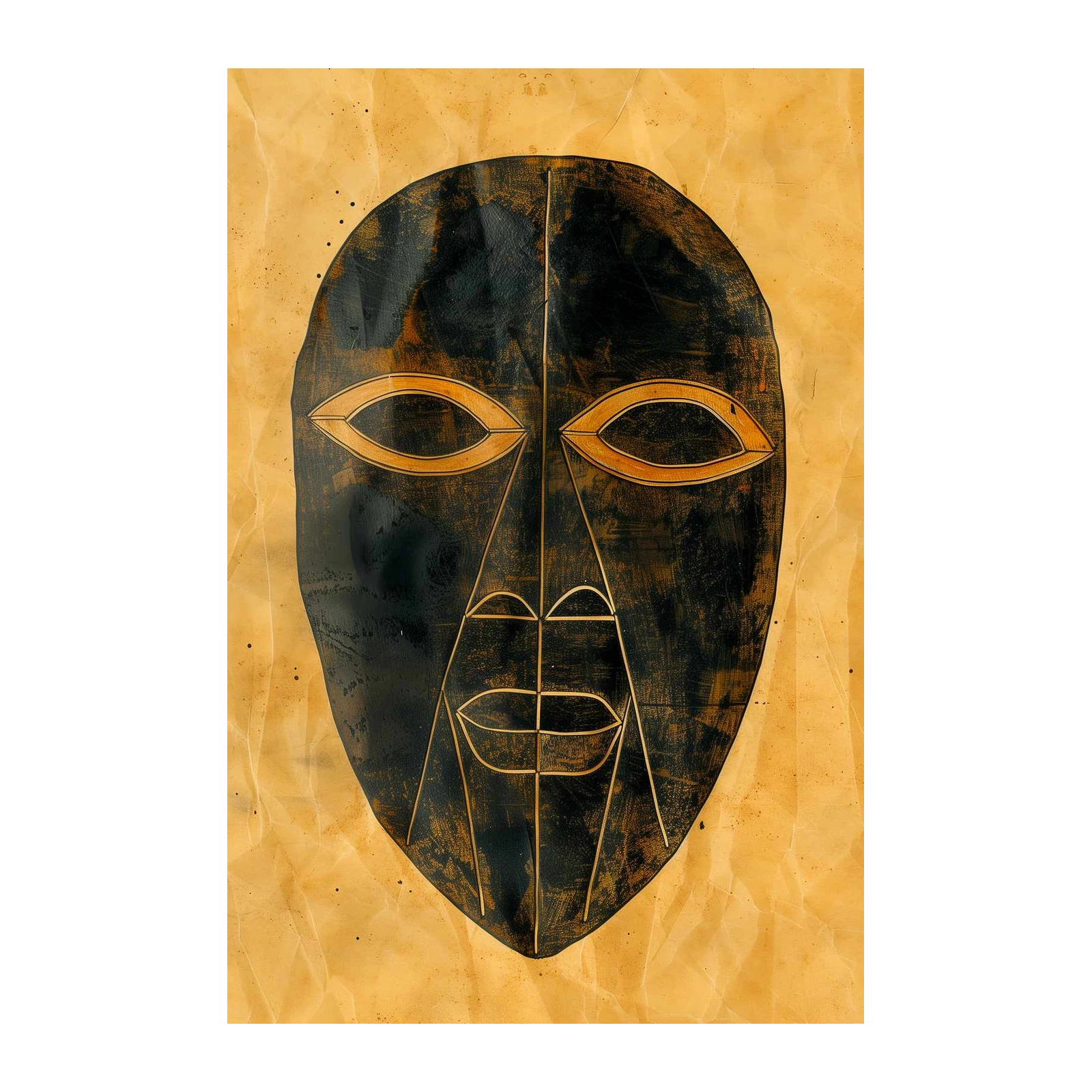 Tribal Mask Wall Art Wall Art