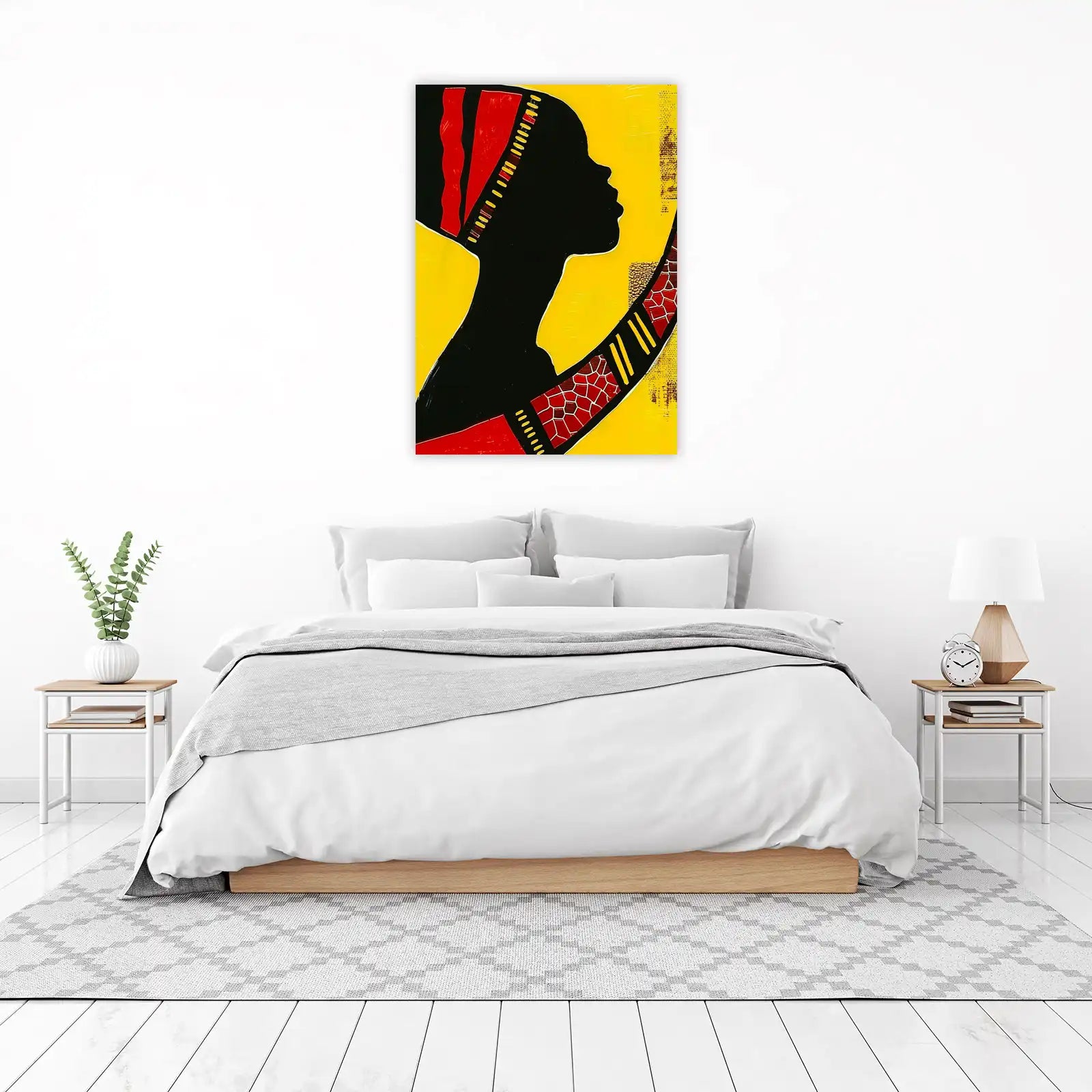 Vibrant African Silhouette Wall Art