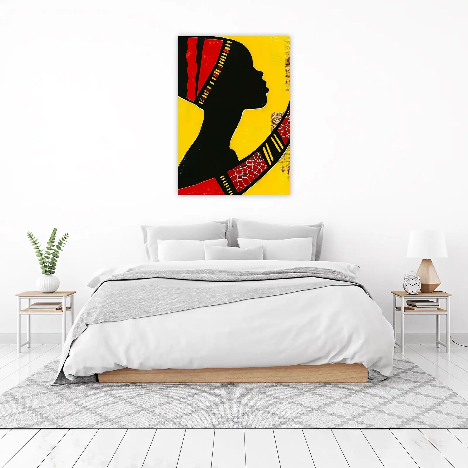 Vibrant African Silhouette Wall Art