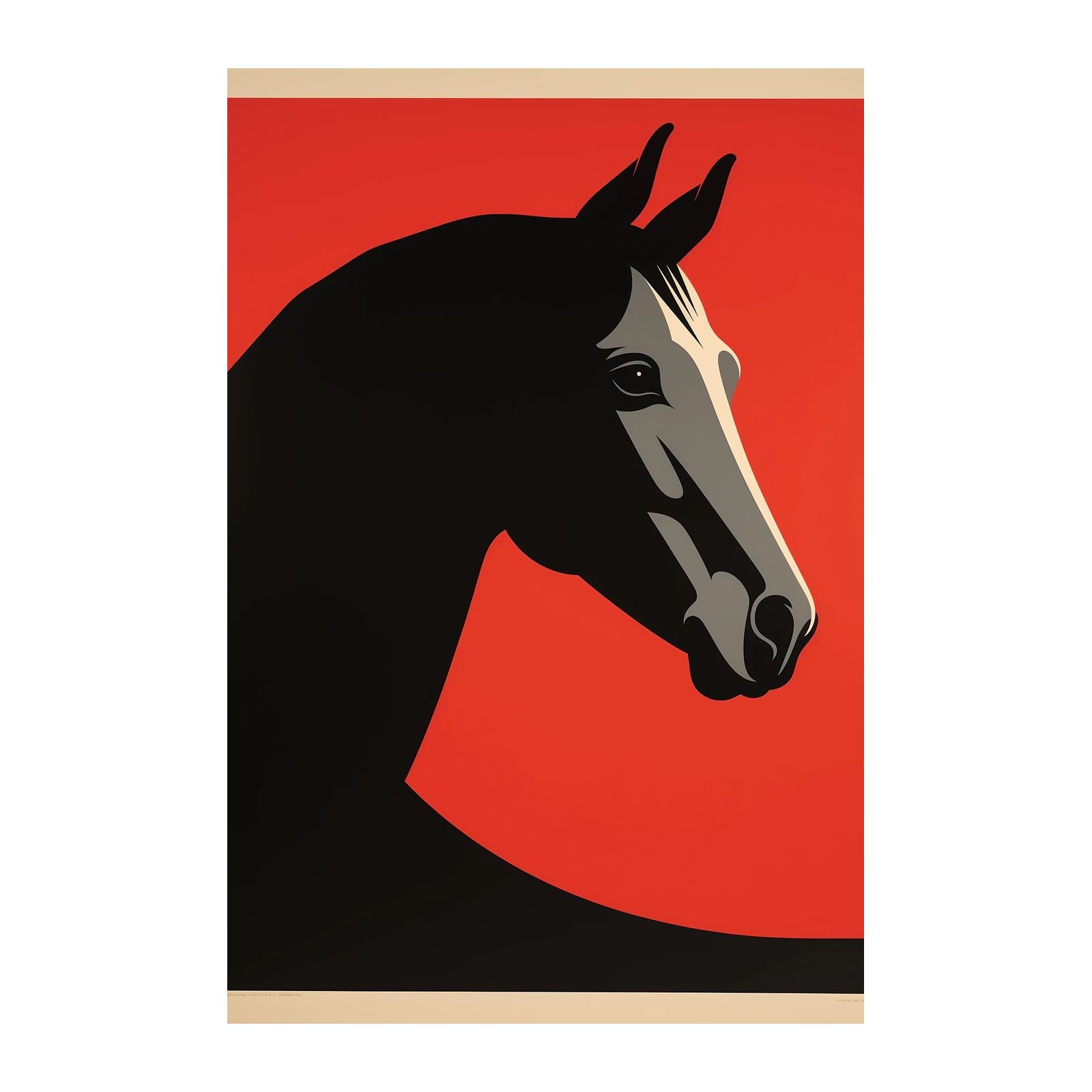 Bold Horse Portrait Wall Art