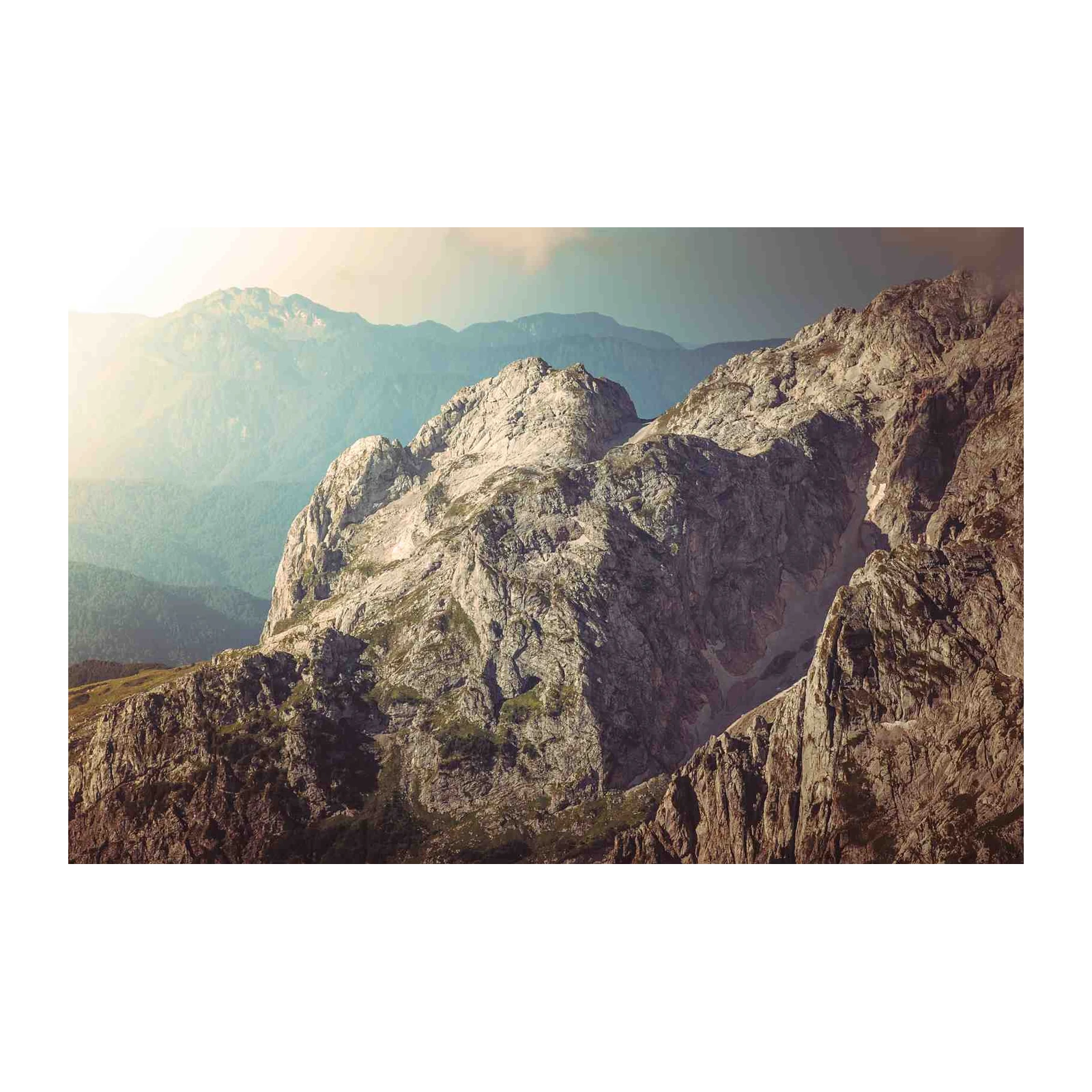 Majestic Mountain Peaks Landscape Wall Art