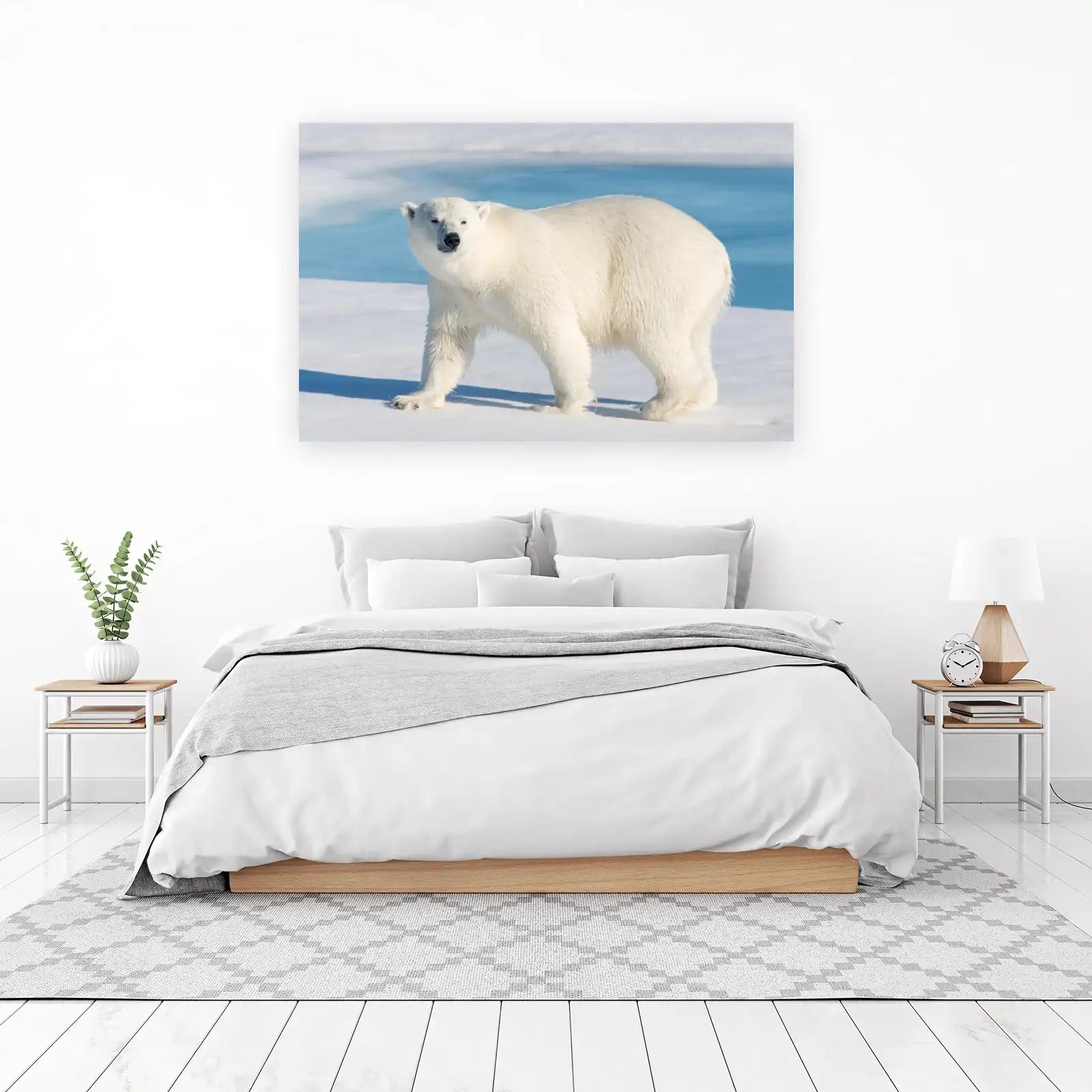 Majestic Polar Bear Arctic Wildlife Wall Art