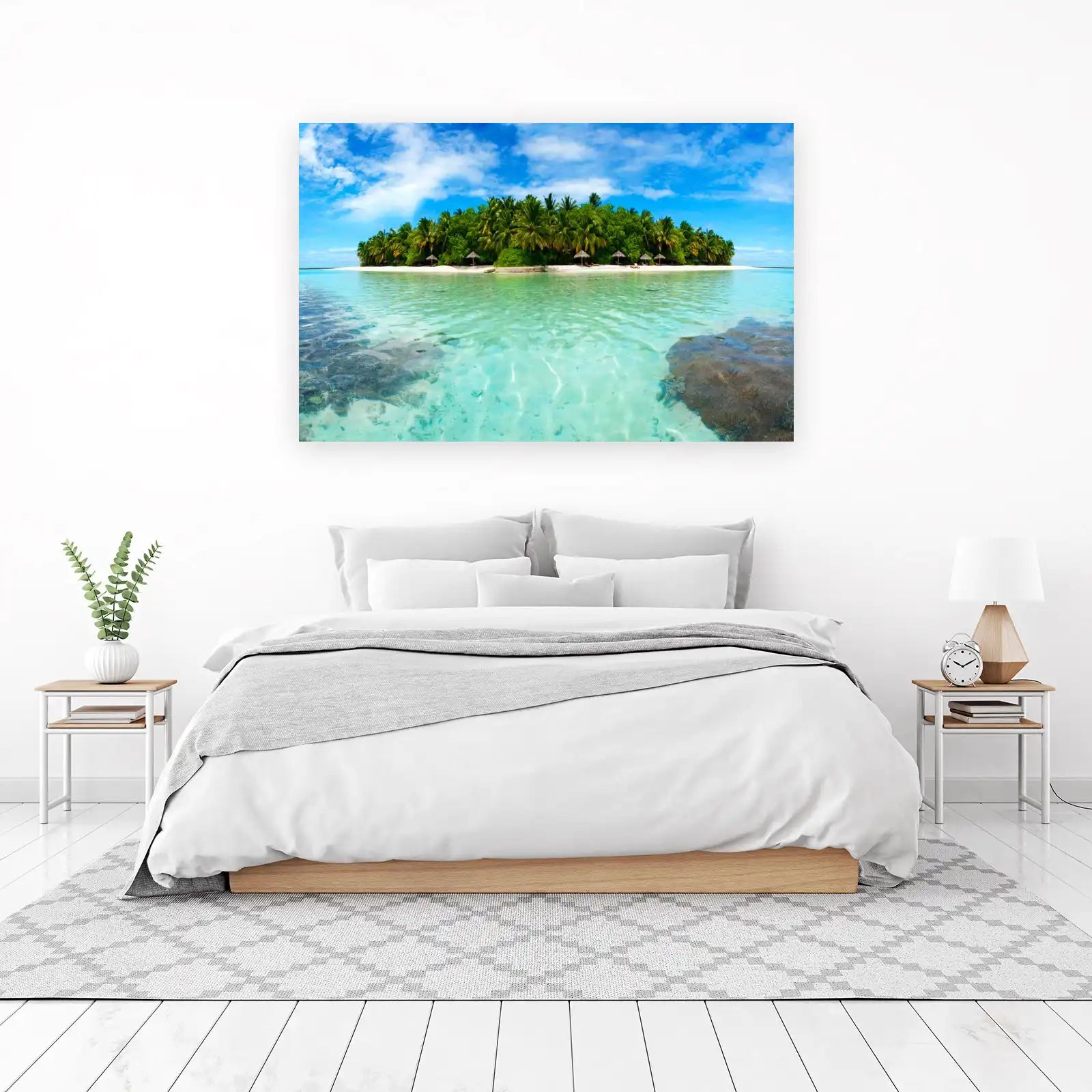Tropical Paradise Beach Wall Art