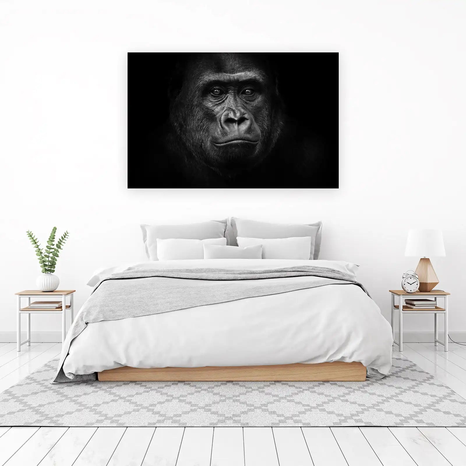Intense Gorilla Portrait Wall Art Wall Art