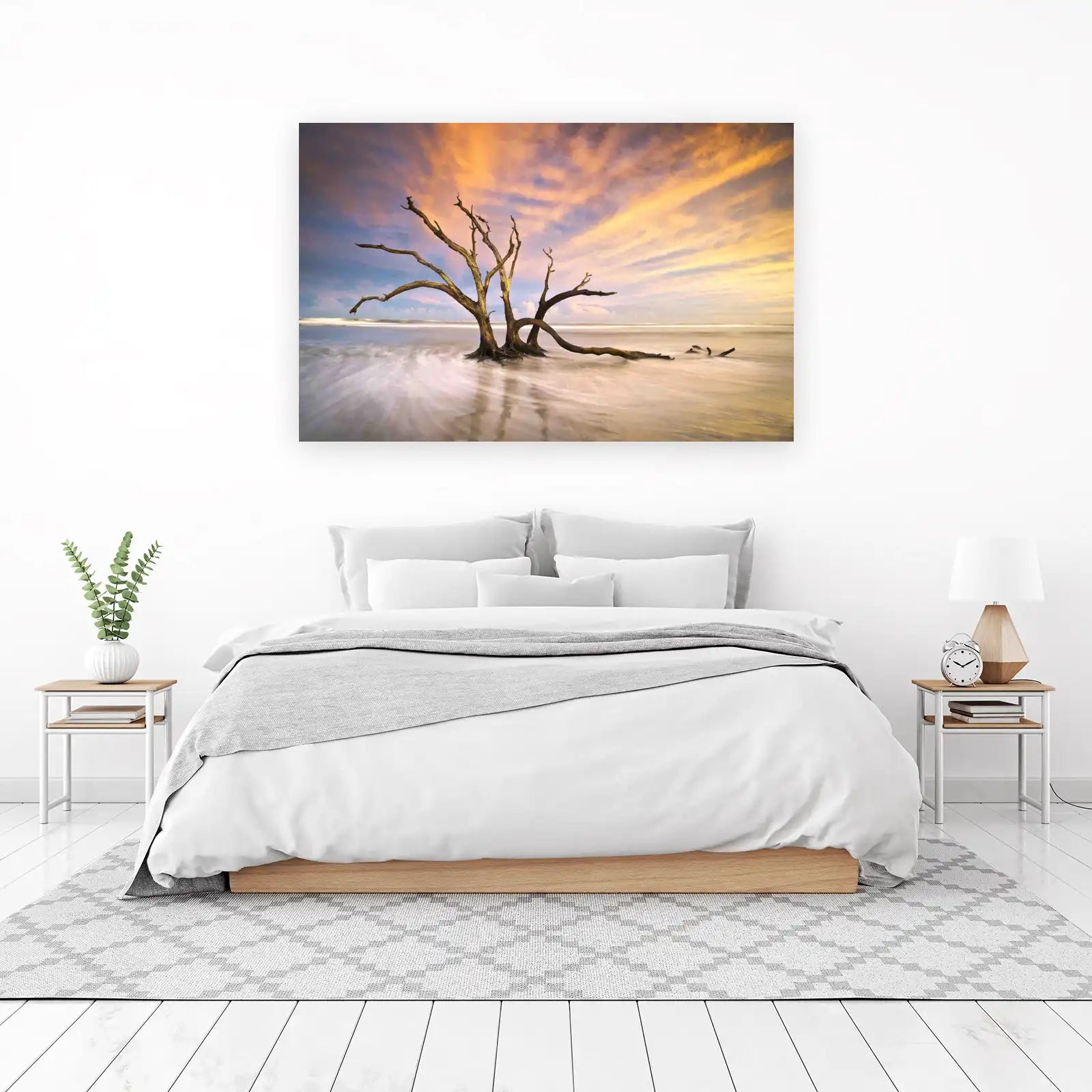 Serene Driftwood Tree Wall Art