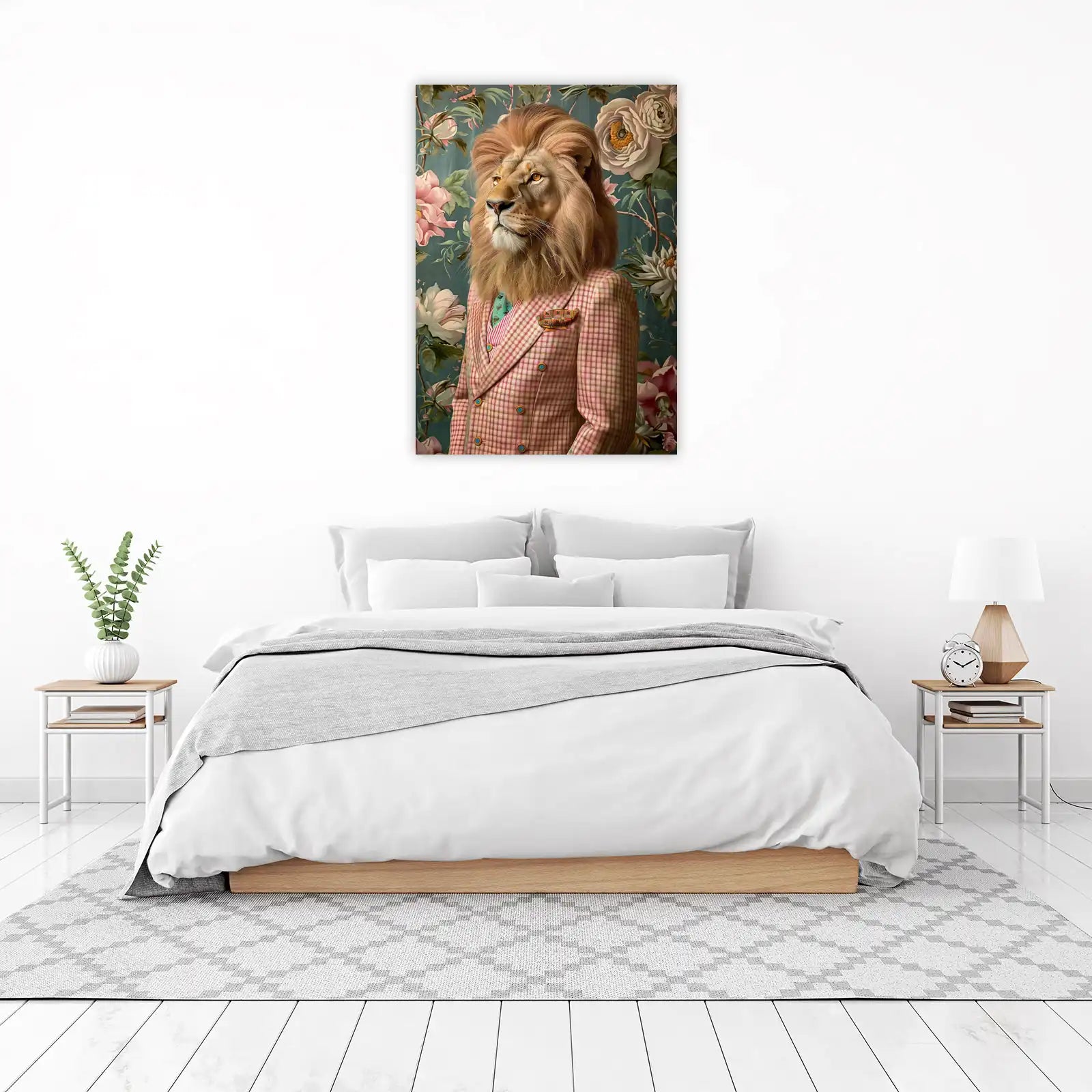 Regal Lion Portrait Wall Art