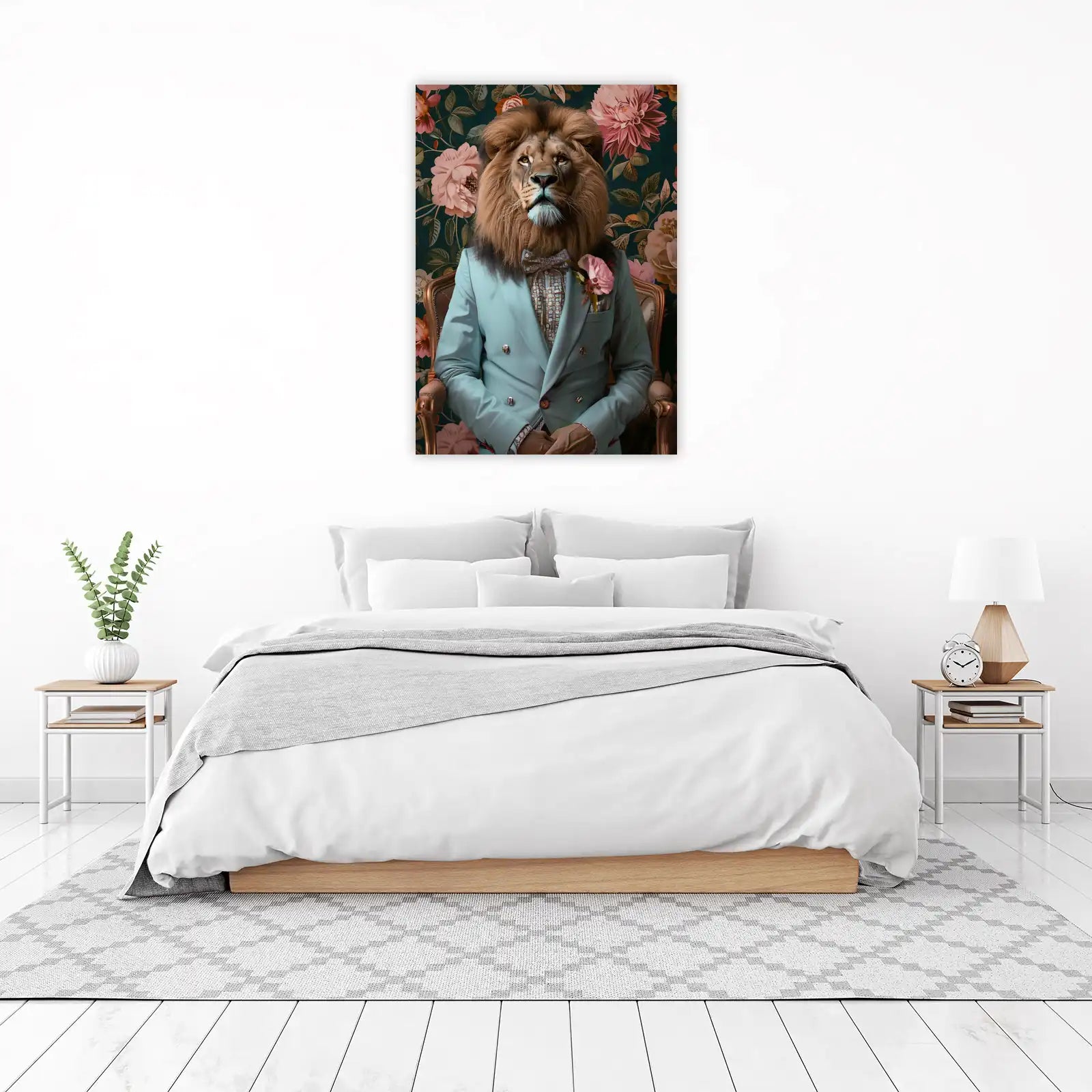 Dapper Lion Portrait Wall Art Art