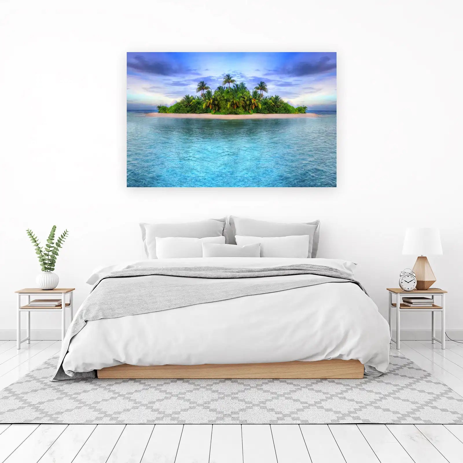 Tropical Island Paradise Ocean Wall Art