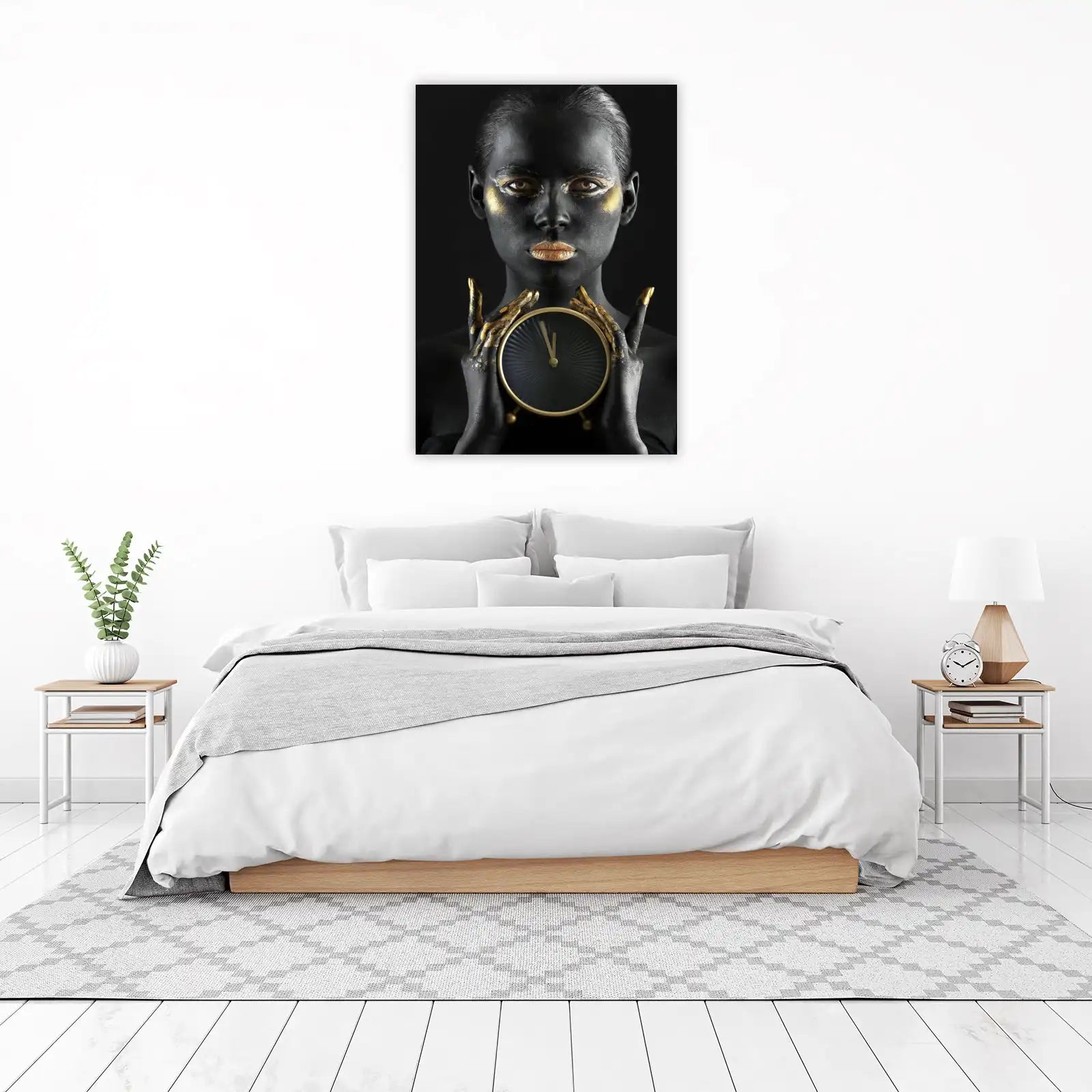 Golden Hour Portrait: Time is Gold Wall Art