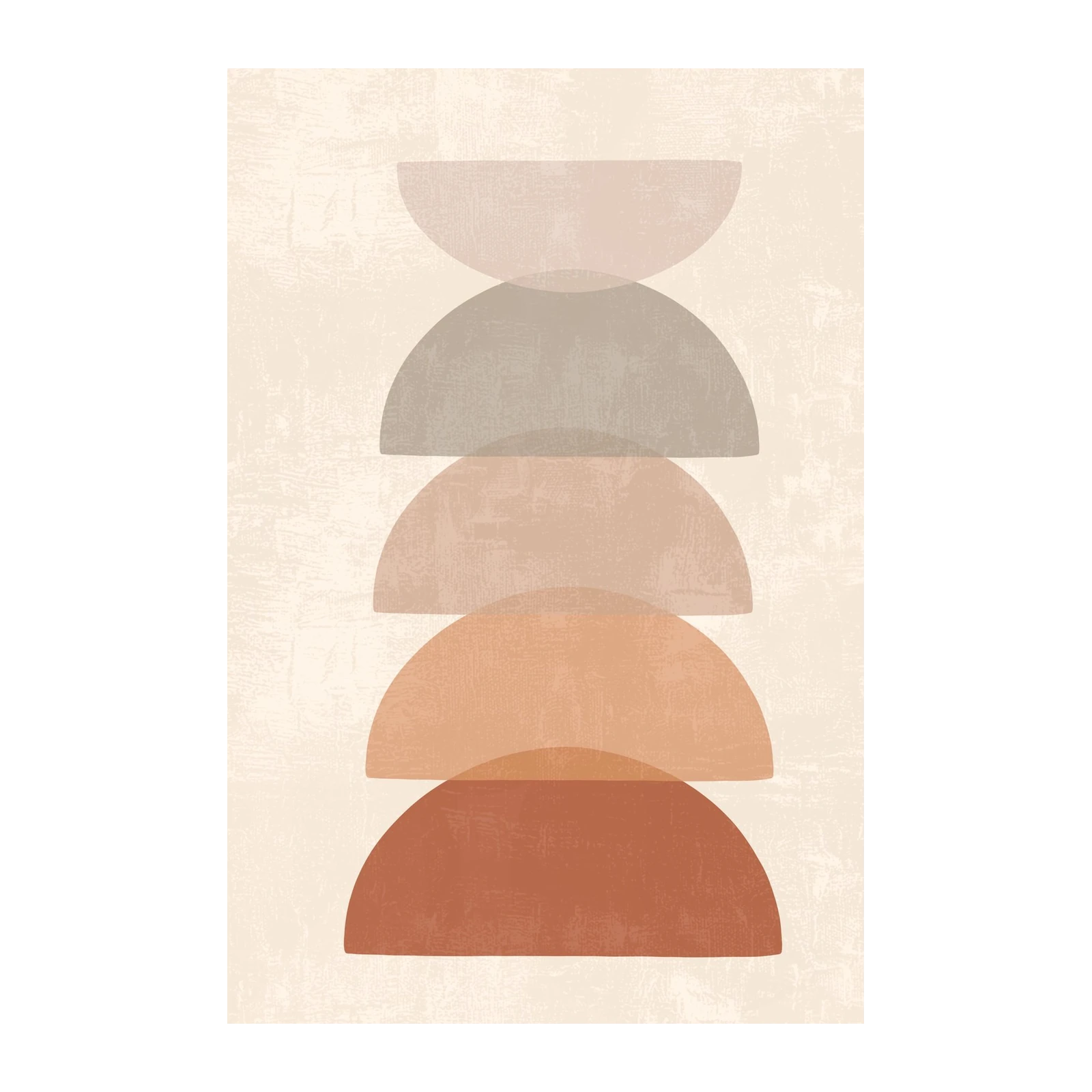 Mid Century Modern Abstract Shapes Wall Art