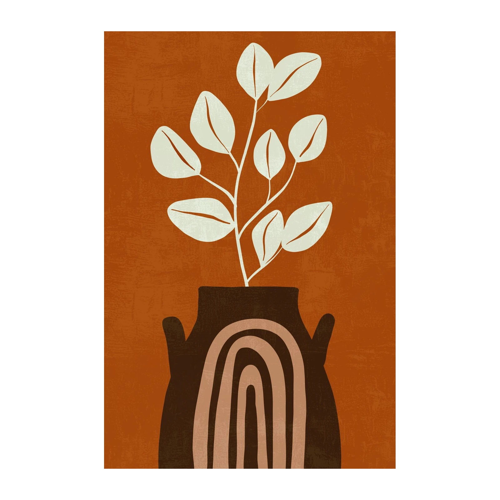 Bohemian Botanical Vase Wall Art
