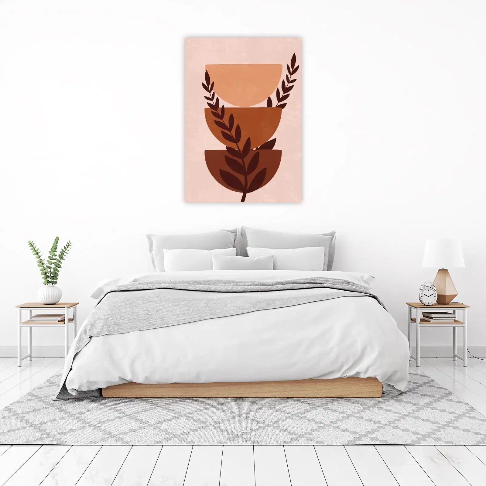 Boho Botanical Abstract Wall Art