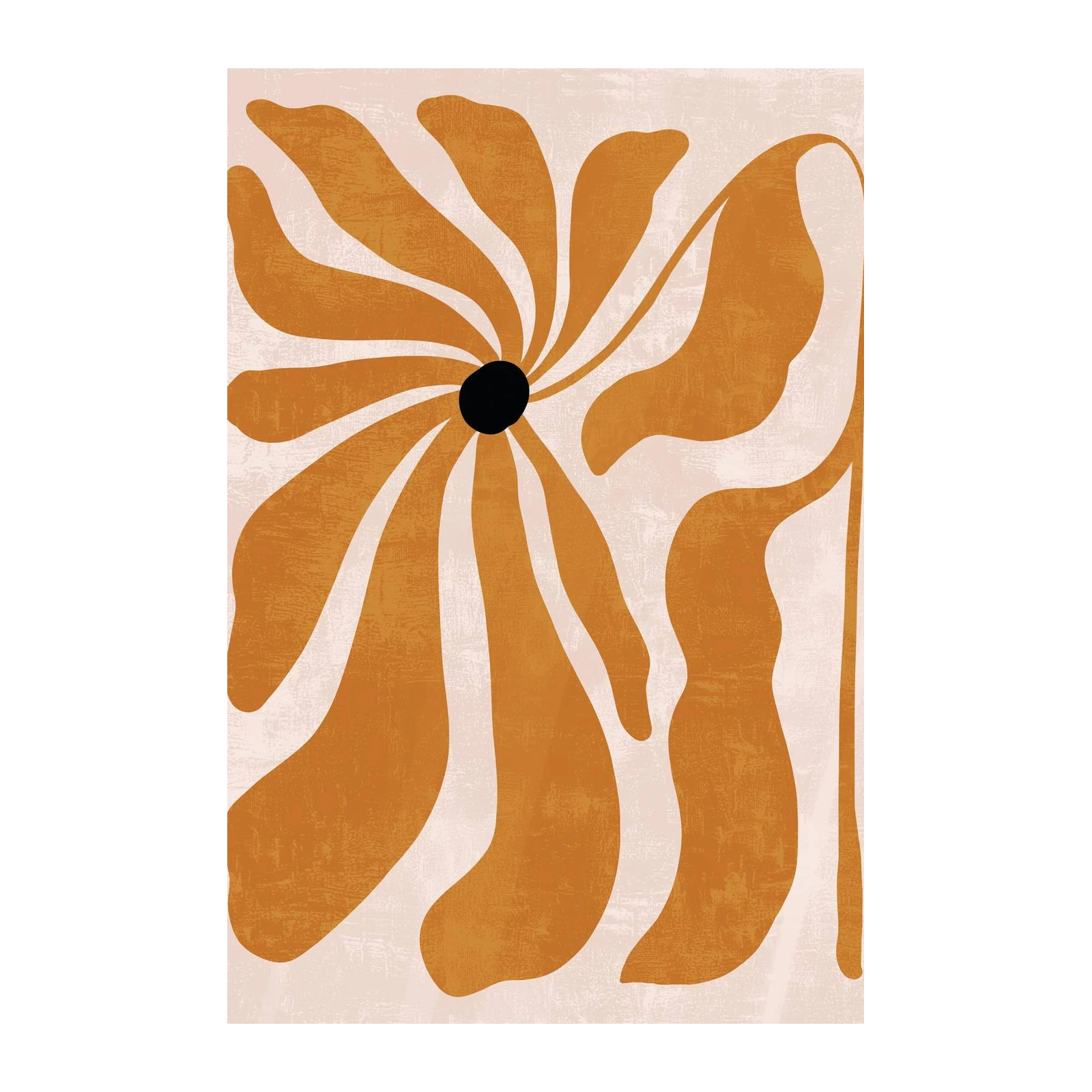 Boho Abstract Flower Wall Art | Modern Wall Art