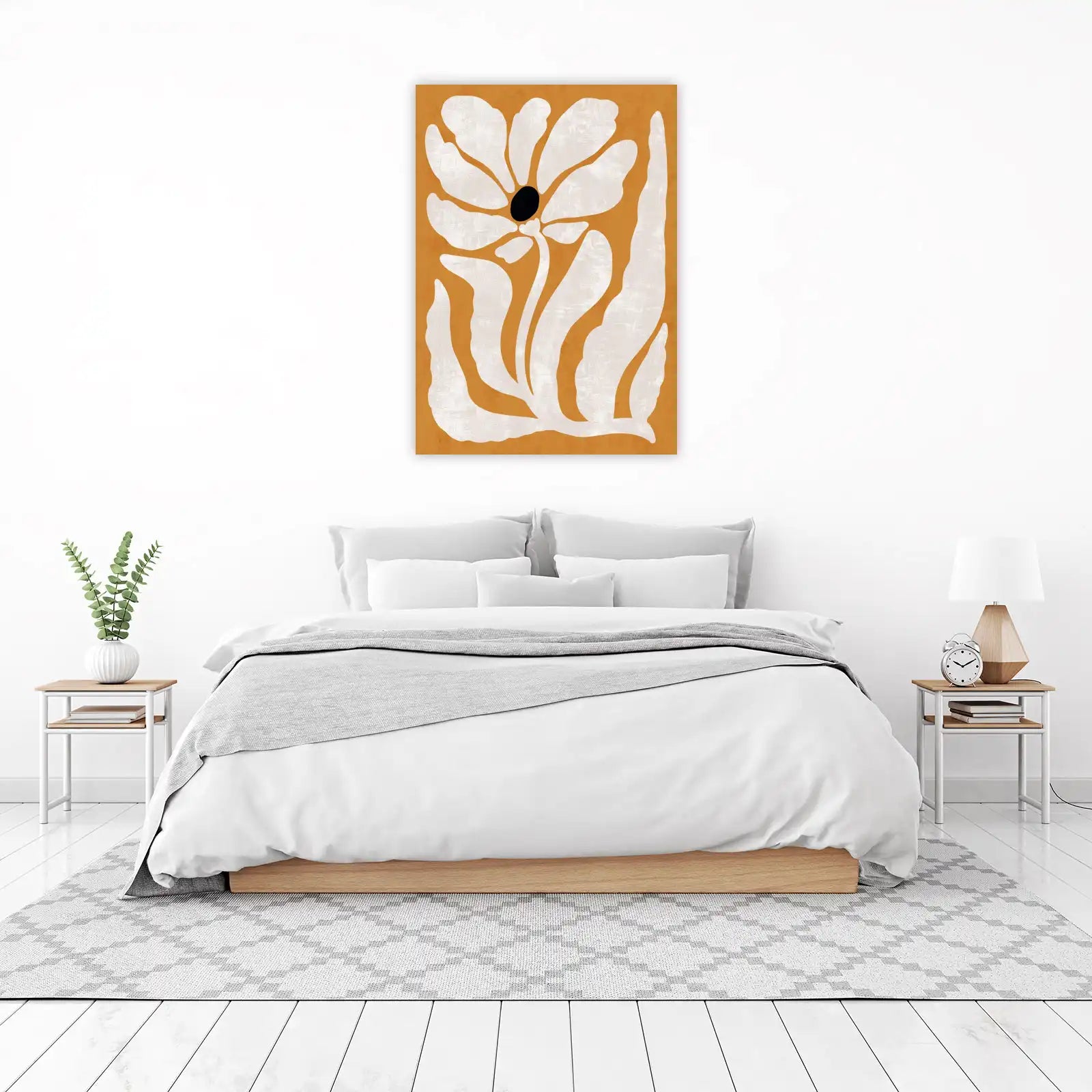 Modern Abstract Flower Wall Art Wall Art