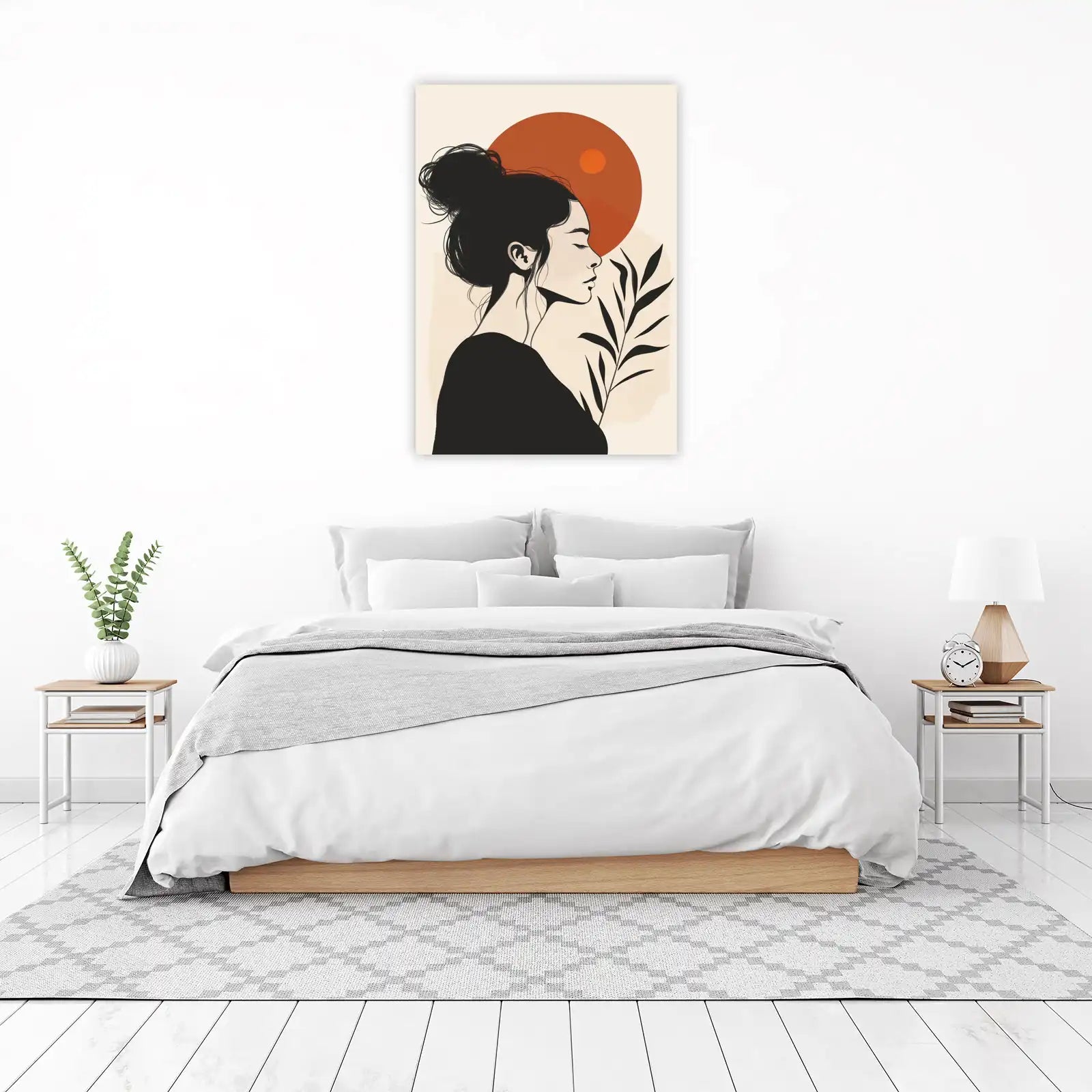 Bohemian Serenity Portrait Wall Art Wall Art