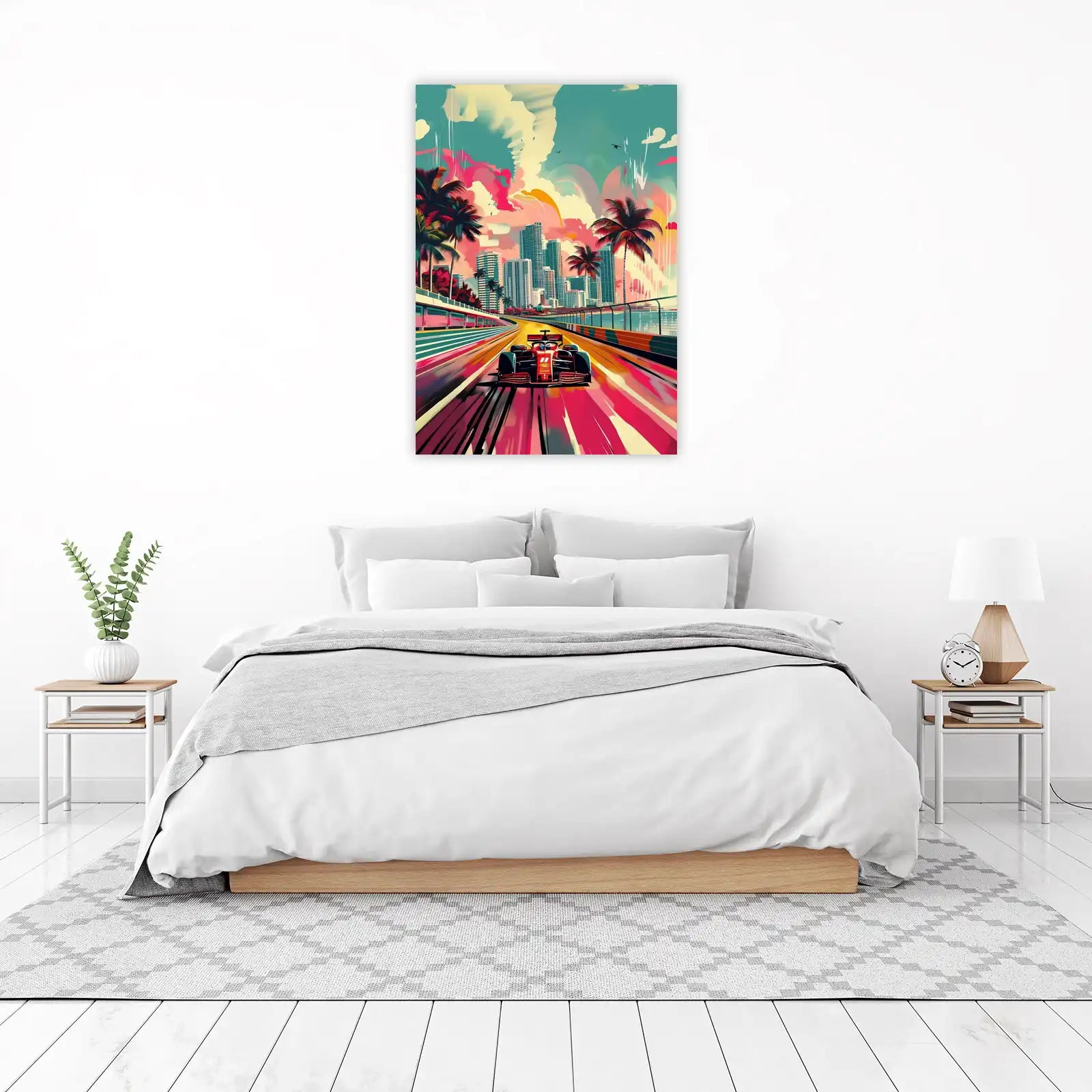 Miami Vibe Formula 1 Wall Art