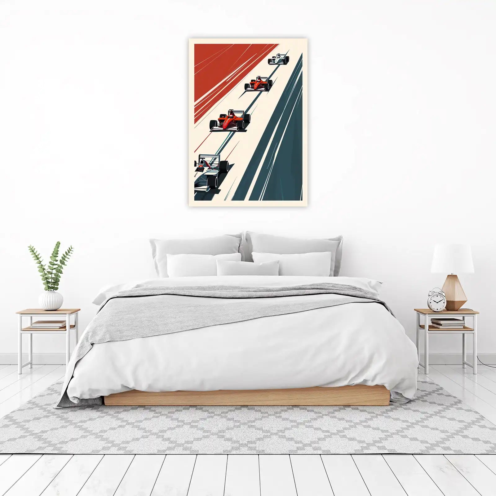 Vintage Racing Cars Speed Wall Art