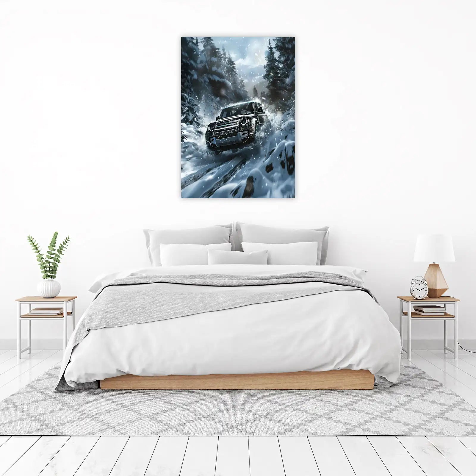 Defender Snow Adventure Wall Art