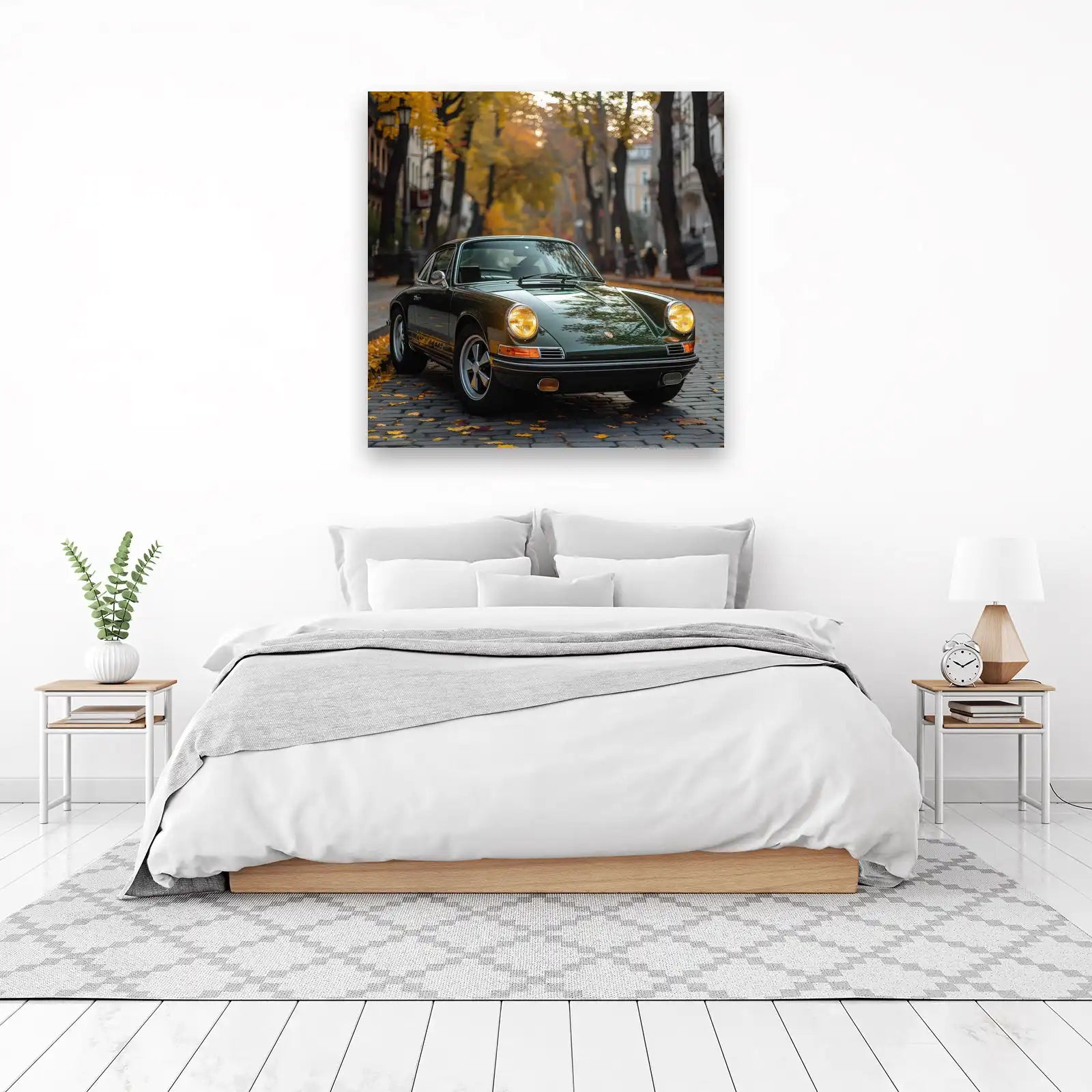 Classic Porsche Autumn Drive Wall Art