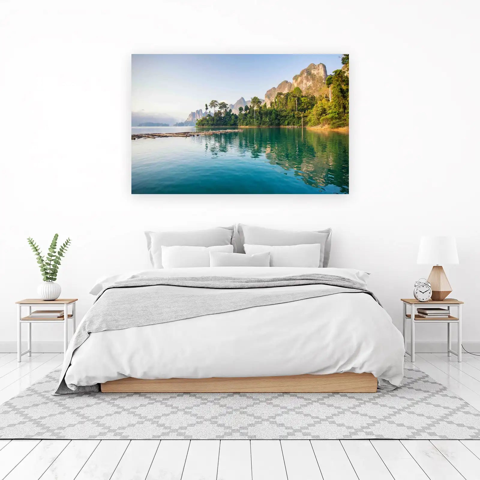 Tranquil Lake Landscape Wall Art