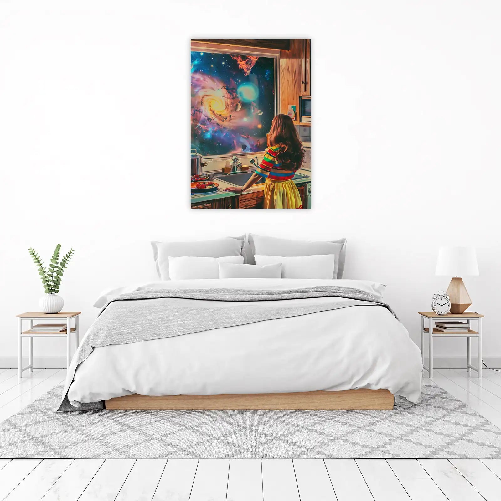 Cosmic Kitchen Galaxy Wall Art