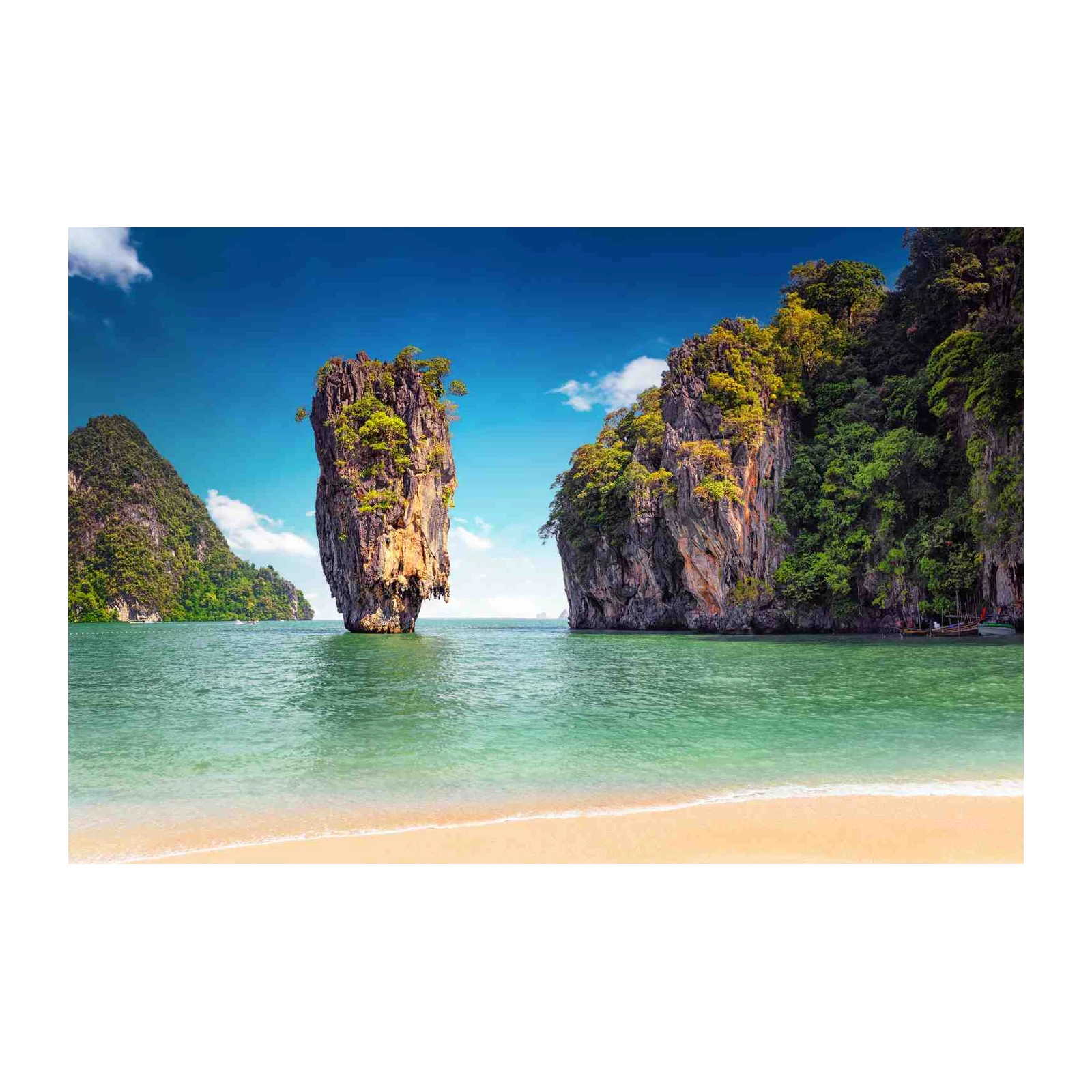 Tropical Island Paradise Beach Wall Art