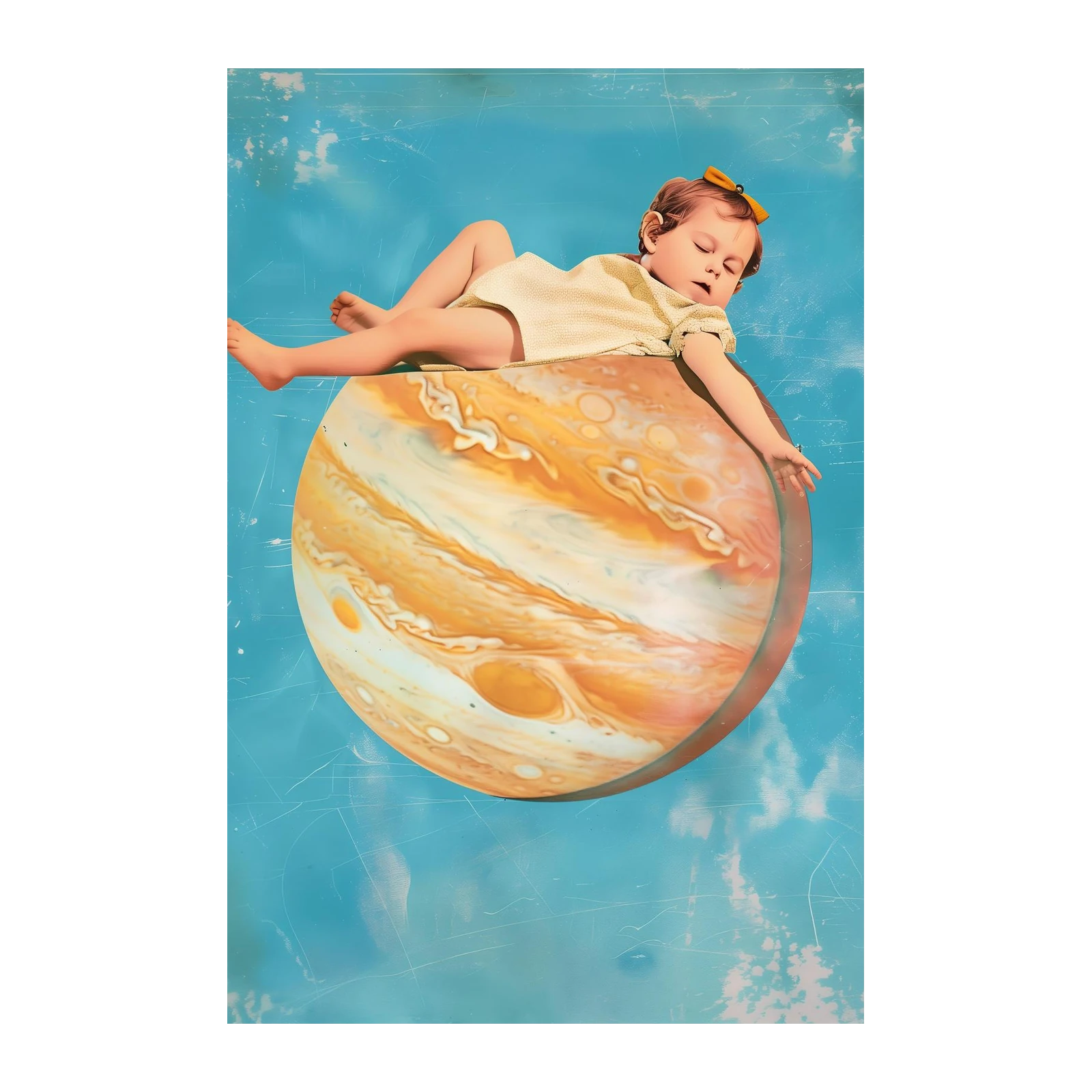 Baby Dreaming on Jupiter Wall Art