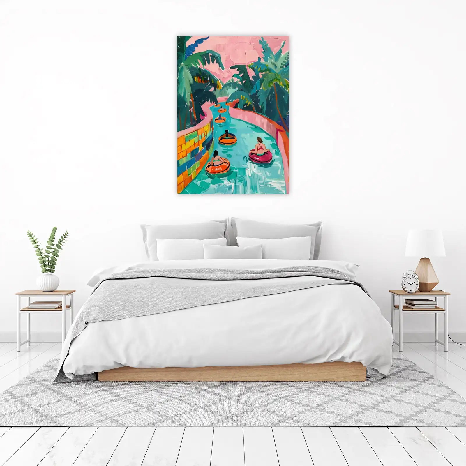 Tropical Lazy River Vibes Wall Art