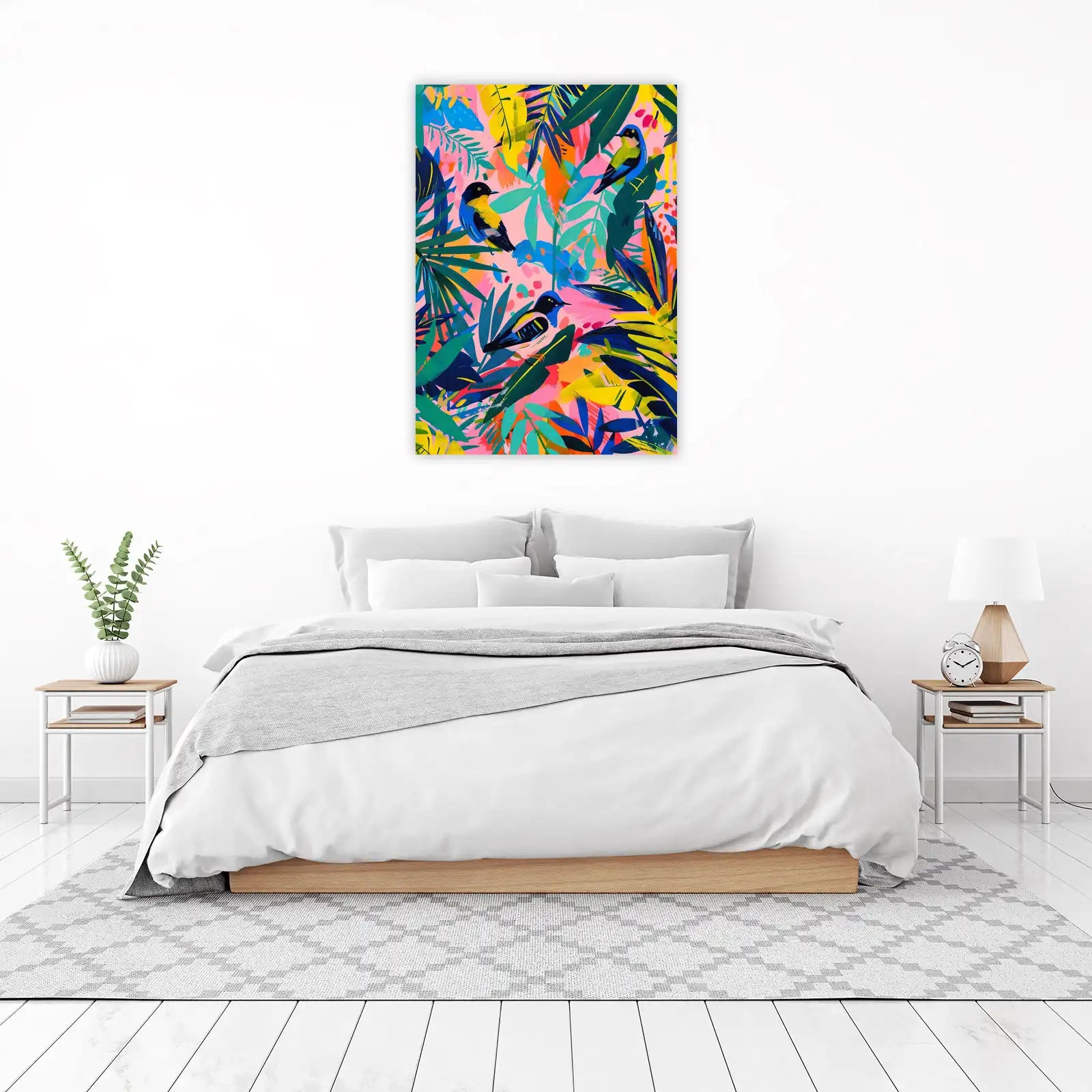 Tropical Birds & Jungle Vibes Wall Art