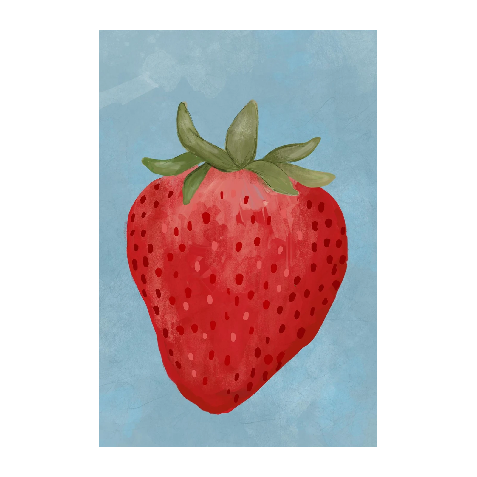 Juicy Strawberry Wall Art Wall Art
