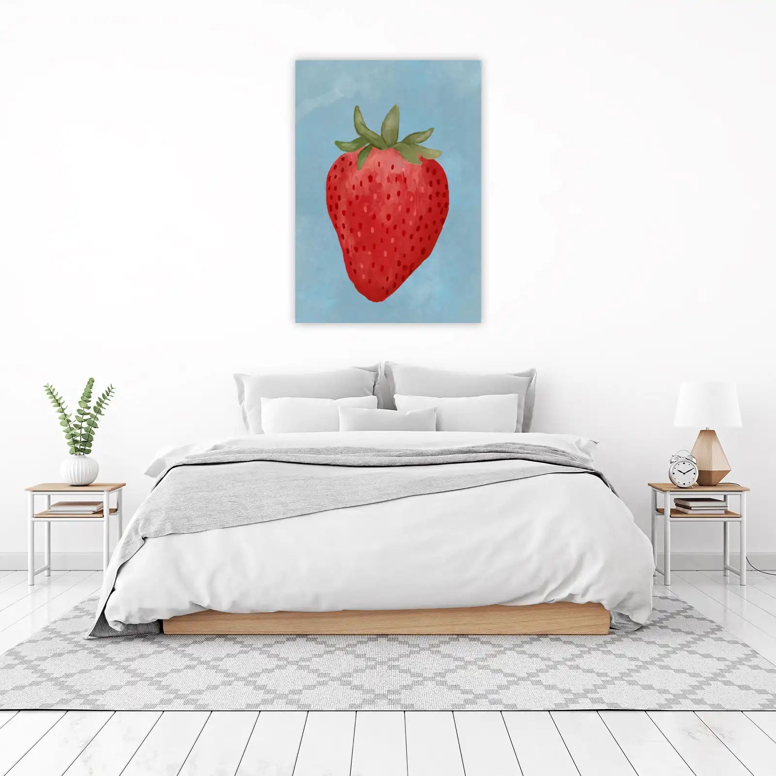Juicy Strawberry Wall Art Wall Art