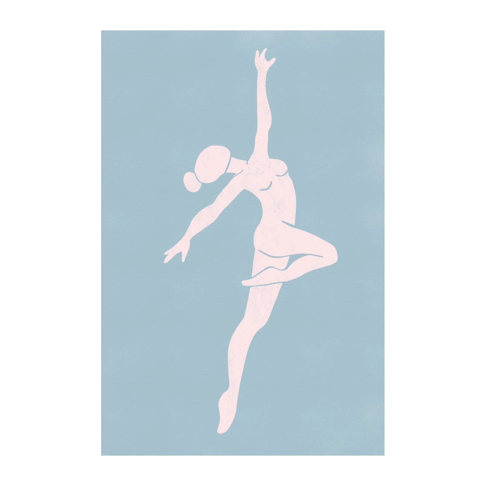 Elegant Dancer Minimalist Art Wall Art