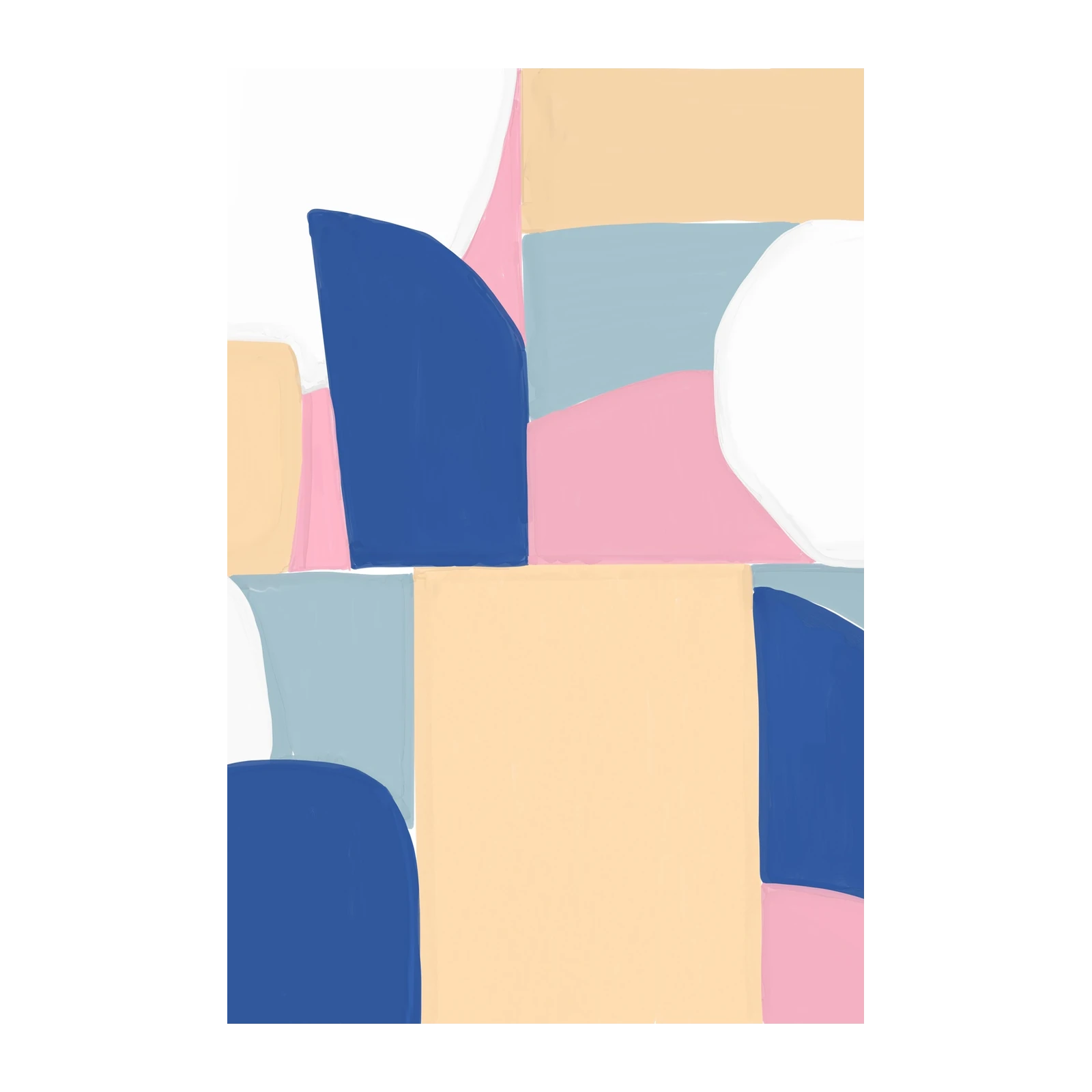 Abstract Geometric Shapes Wall Art