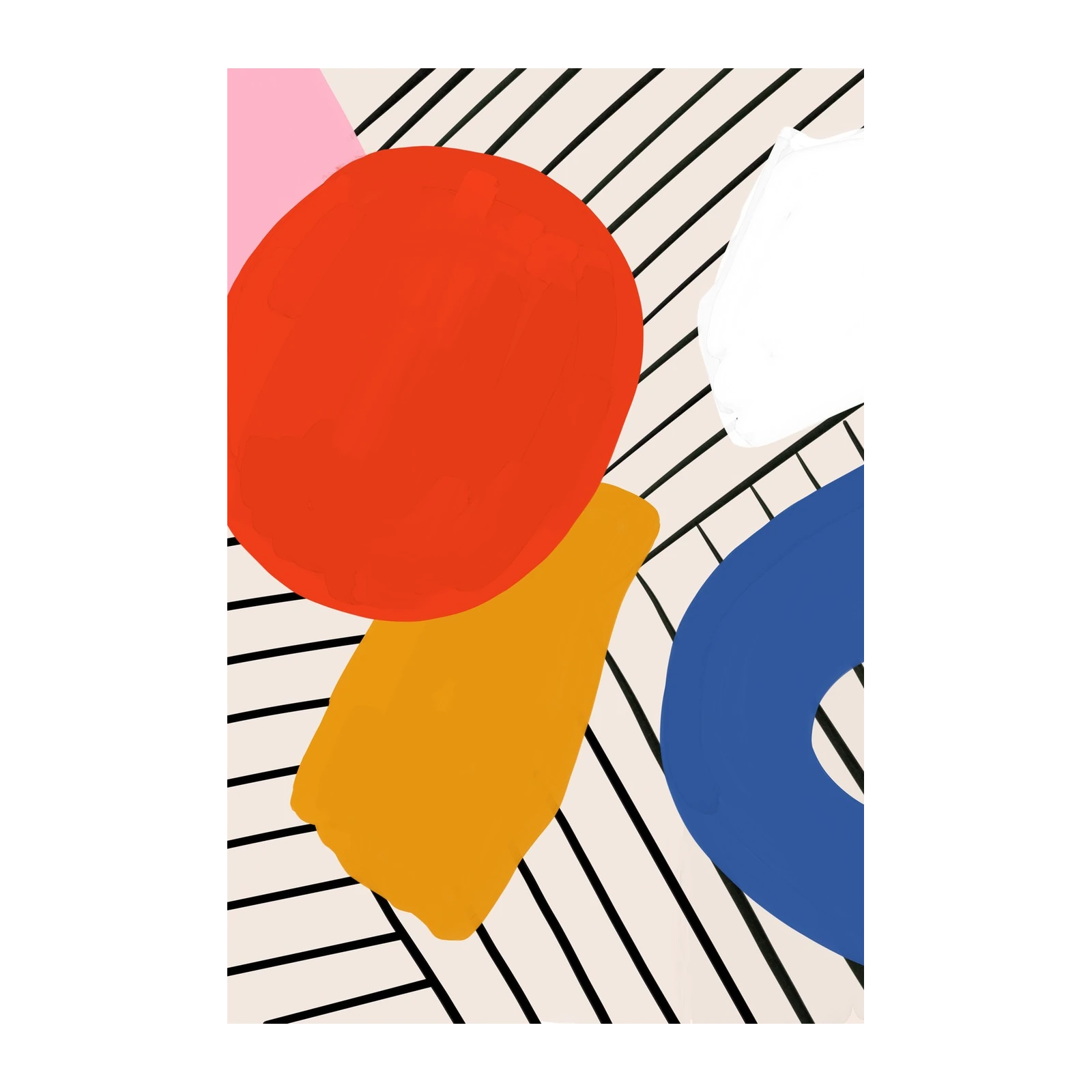 Abstract Shapes & Lines Wall Art