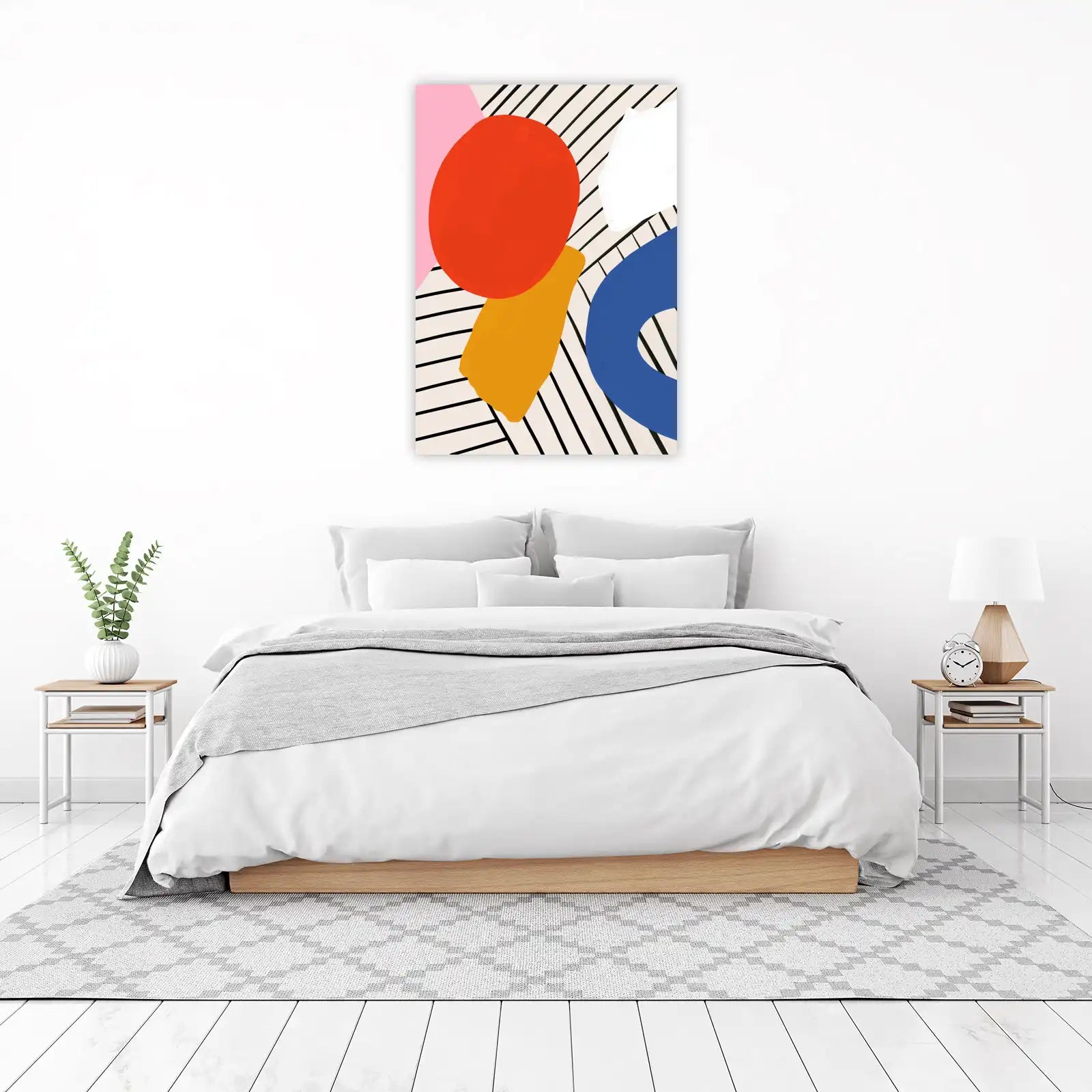 Abstract Shapes & Lines Wall Art