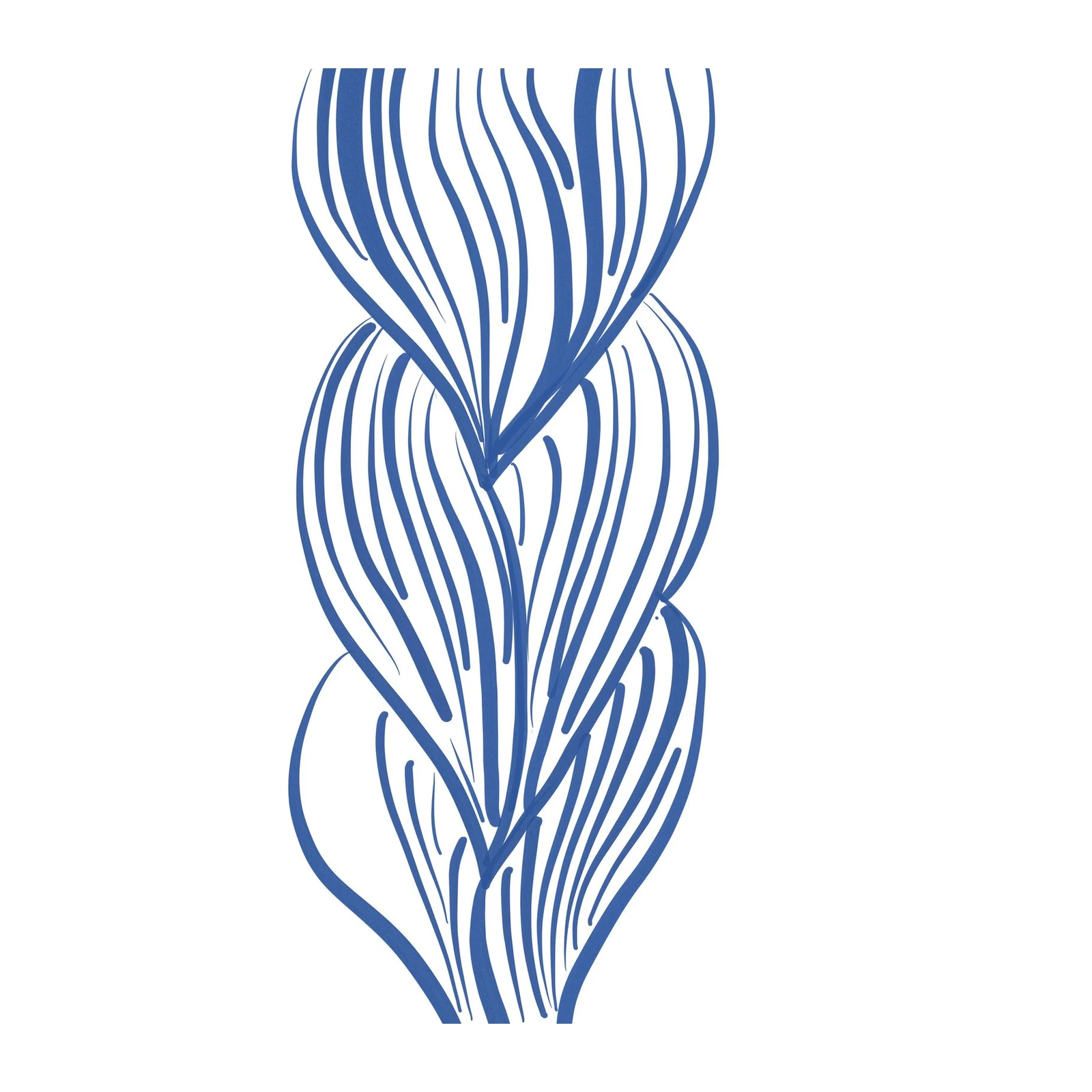 Blue Swirls Abstract Art Wall Art