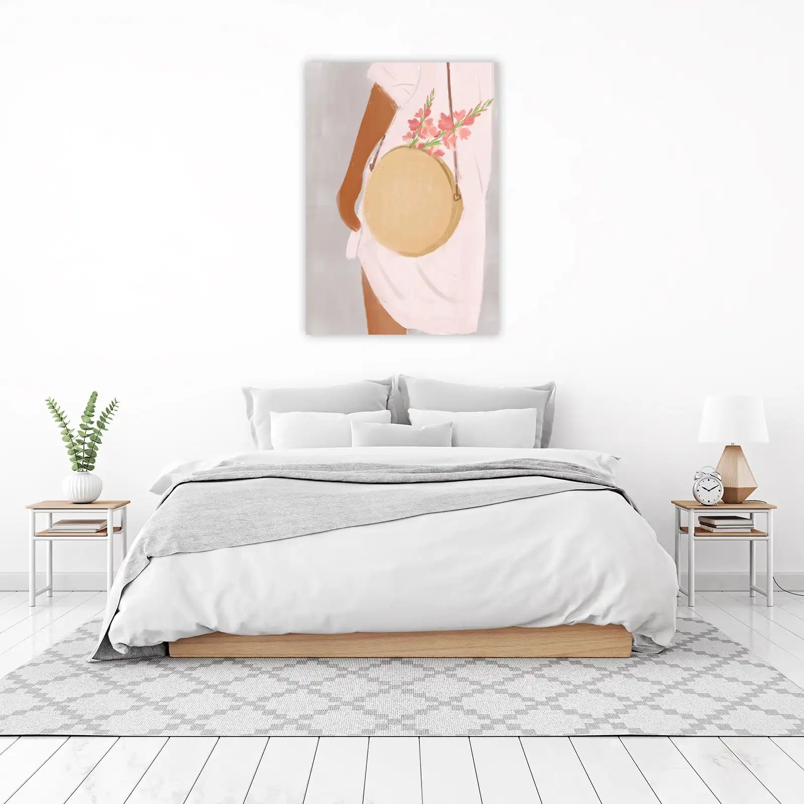 Boho Summer Vibes Floral Wall Art